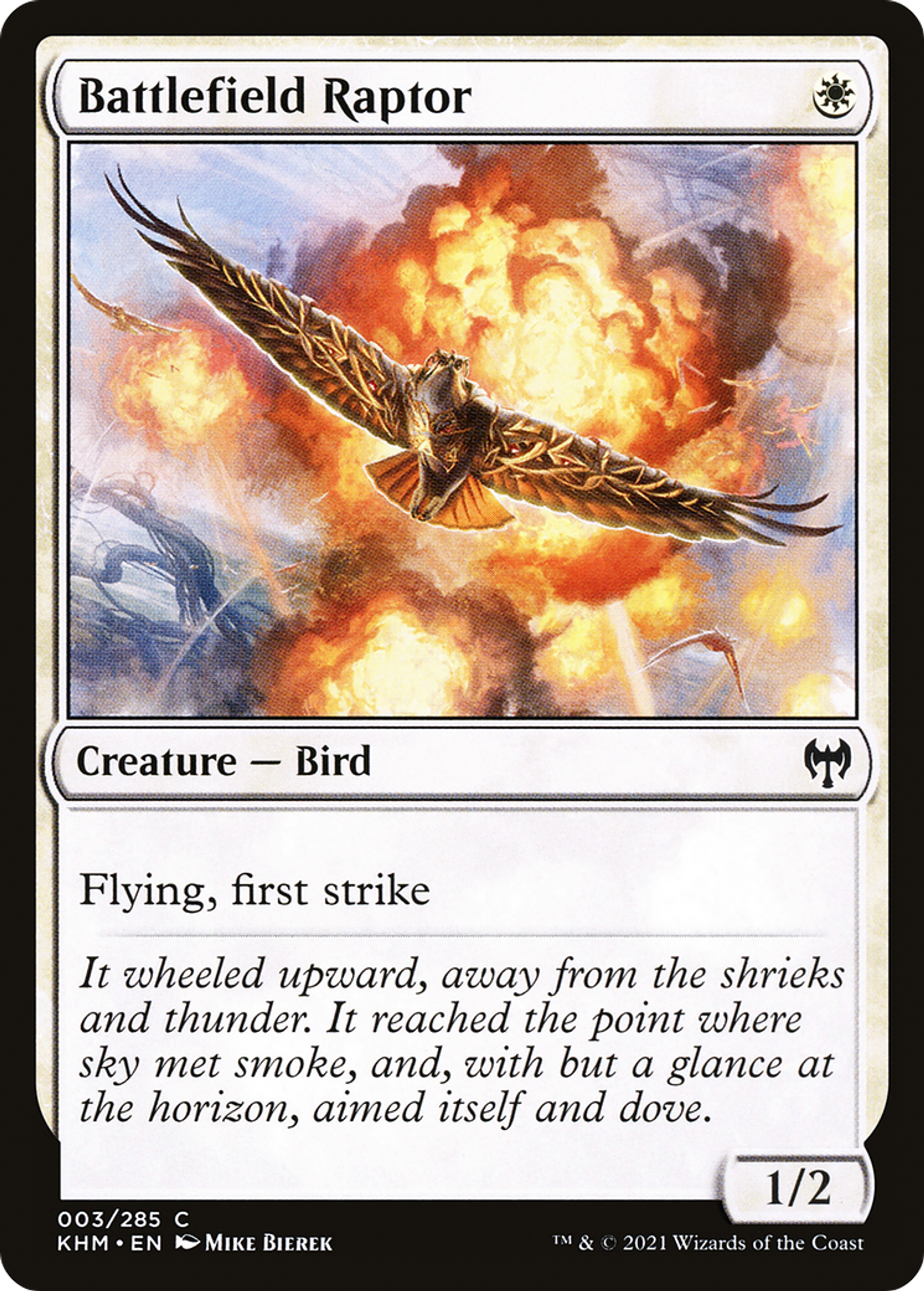 Battlefield Raptor — Kaldheim — Magic: The Gathering