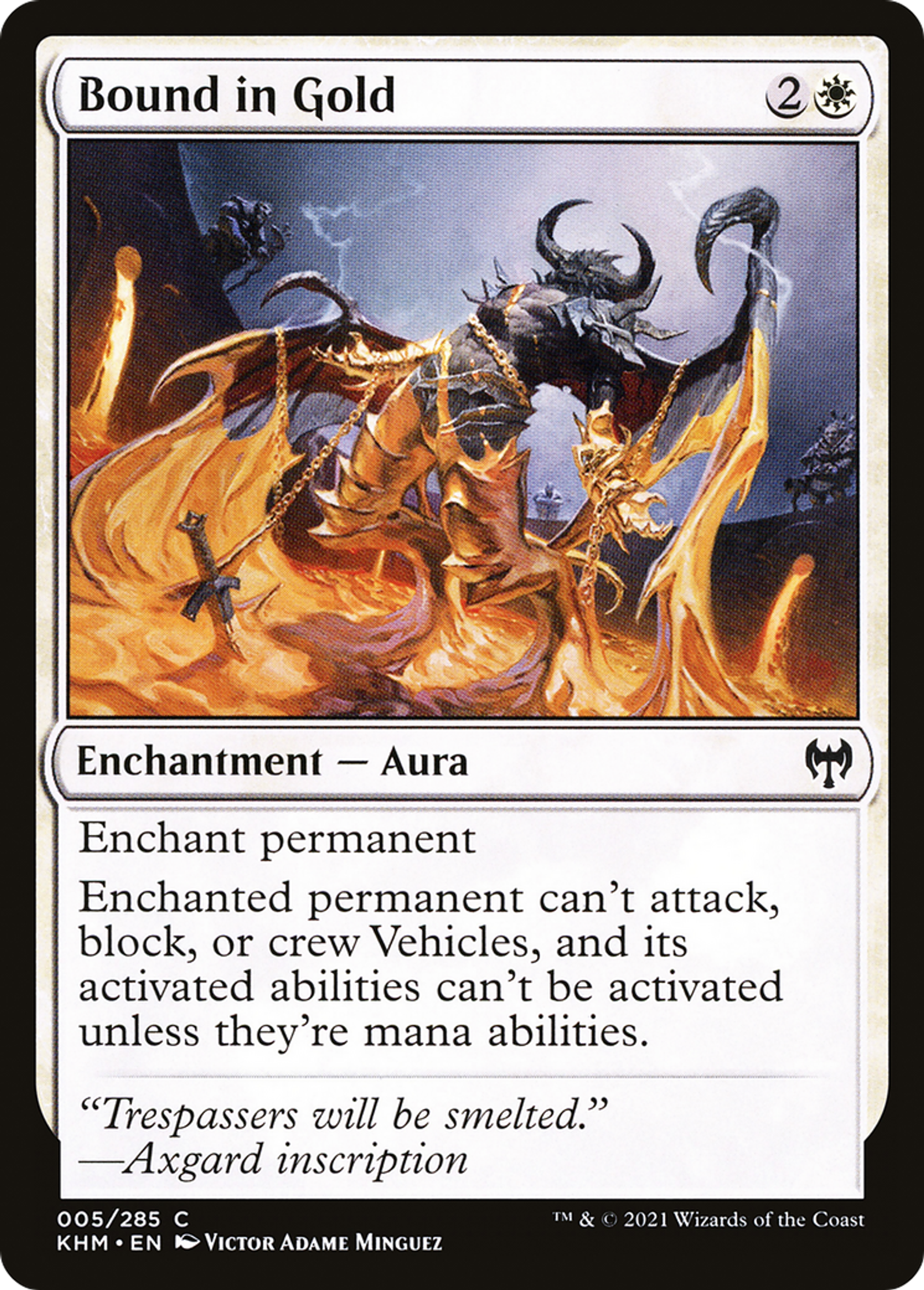 Bound in Gold — Kaldheim — Magic: The Gathering