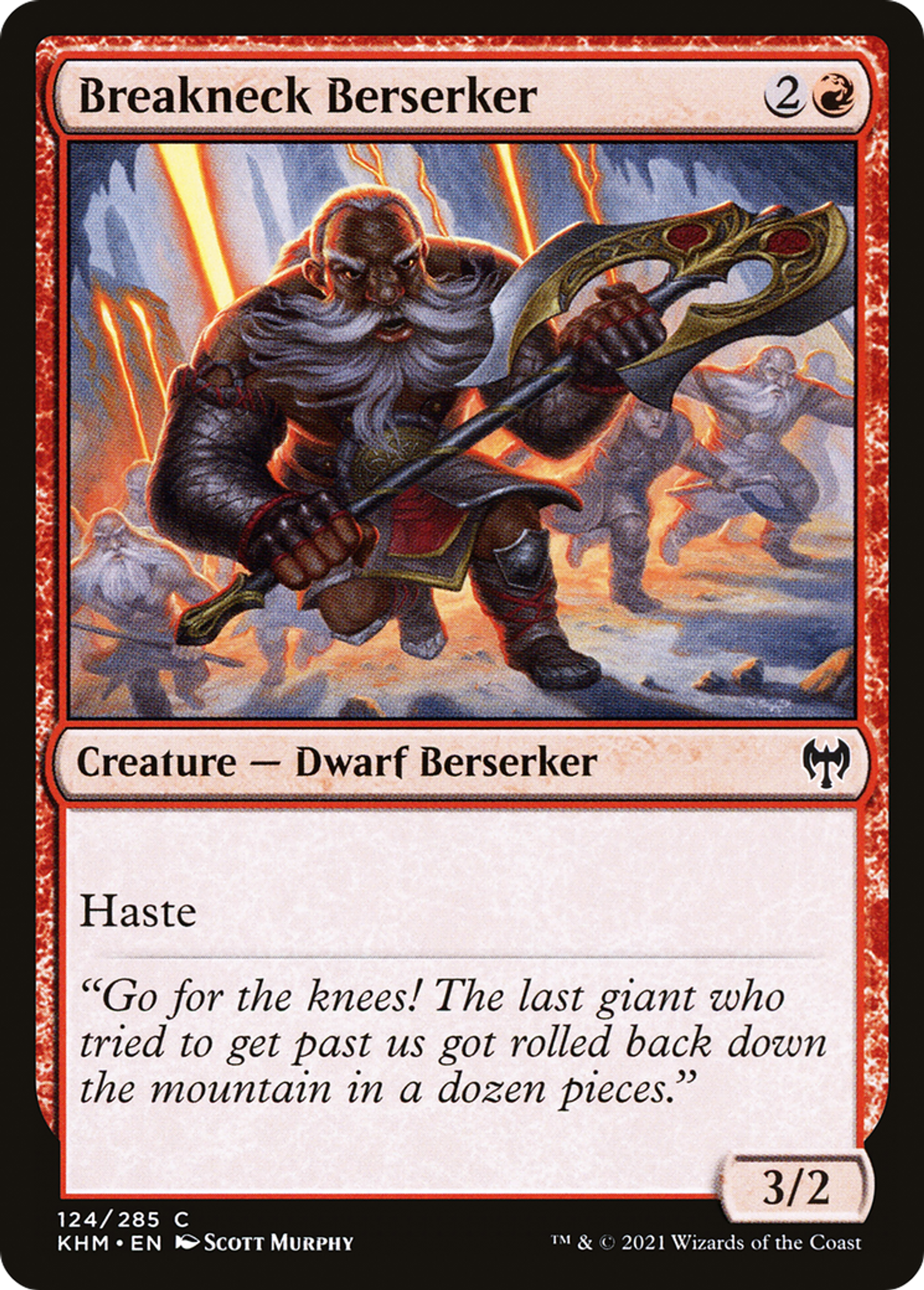 Breakneck Berserker — Kaldheim — Magic: The Gathering