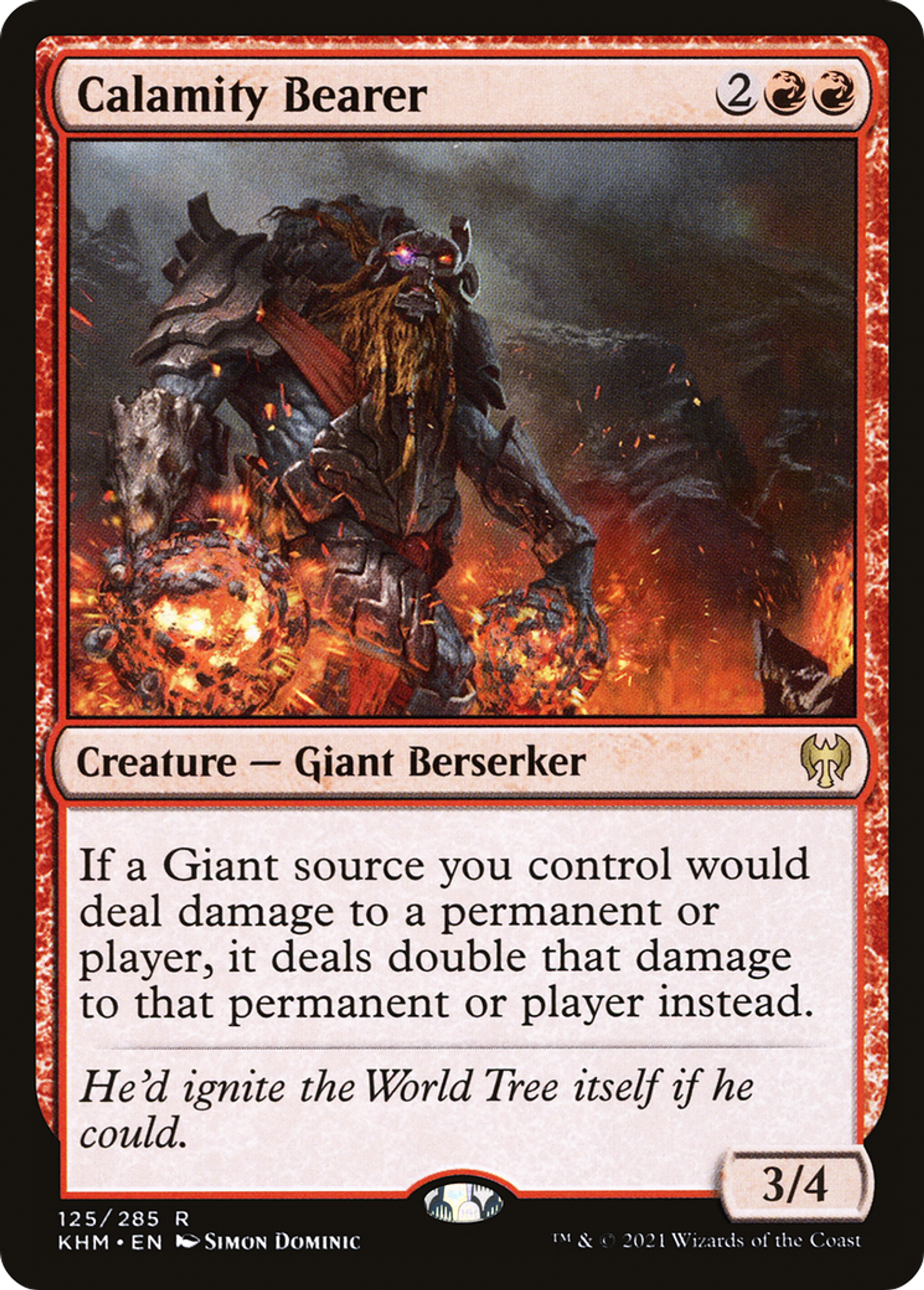 Calamity Bearer — Kaldheim — Magic: The Gathering