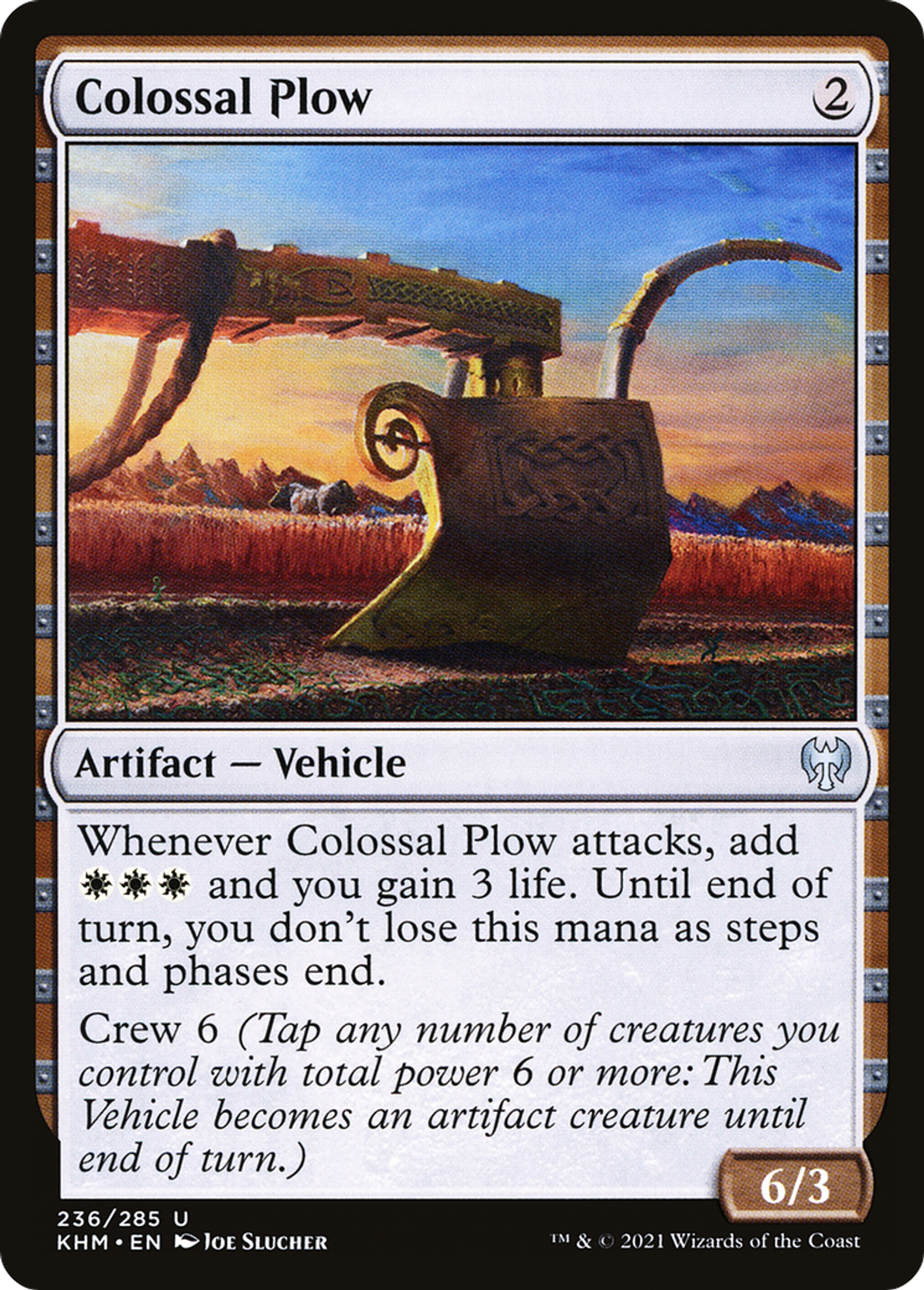 Colossal Plow — Kaldheim — Magic: The Gathering