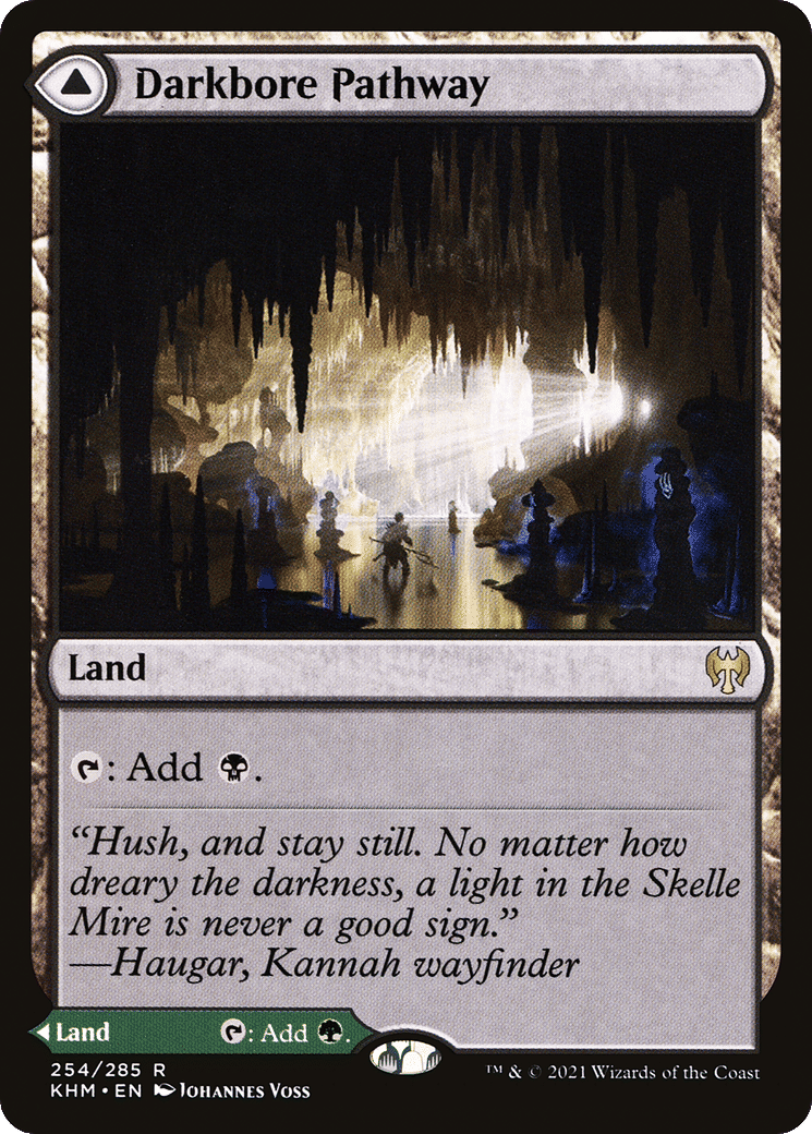 Darkbore Pathway // Slitherbore Pathway — Kaldheim — Magic: The Gathering