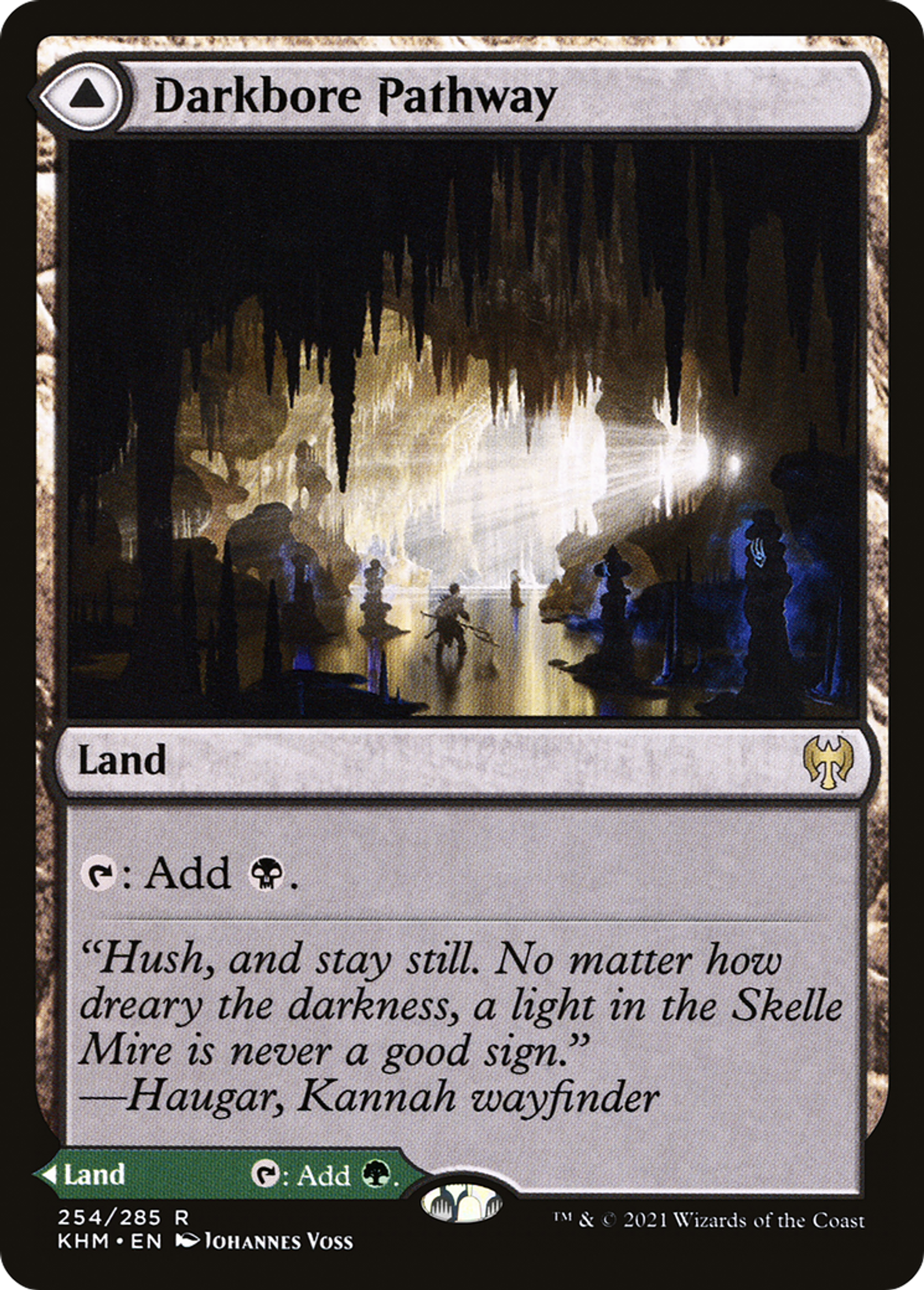 Darkbore Pathway // Slitherbore Pathway — Kaldheim — Magic: The Gathering