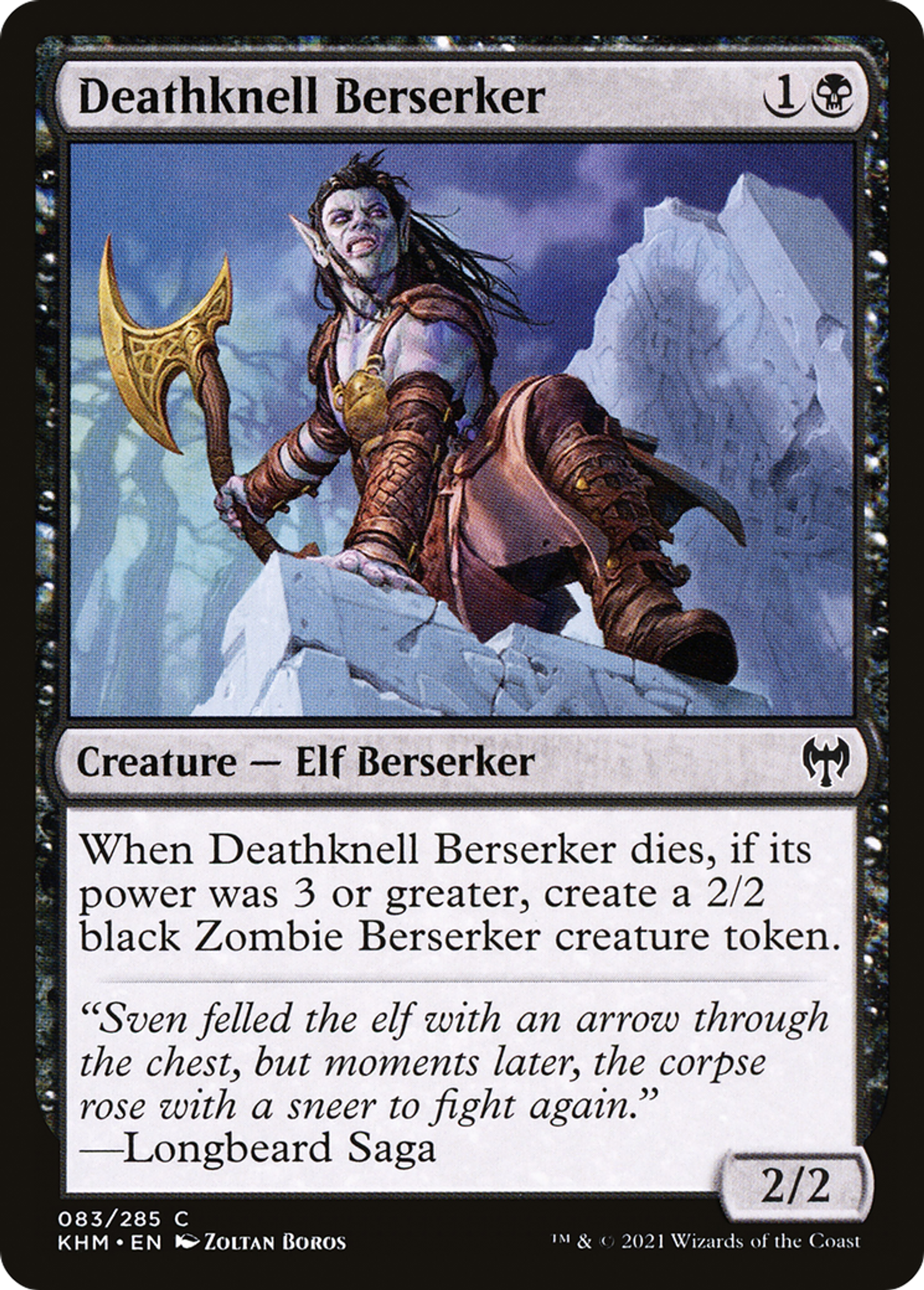 Deathknell Berserker — Kaldheim — Magic: The Gathering