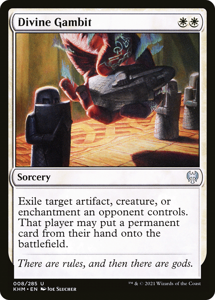 Divine Gambit — Kaldheim — Magic: The Gathering