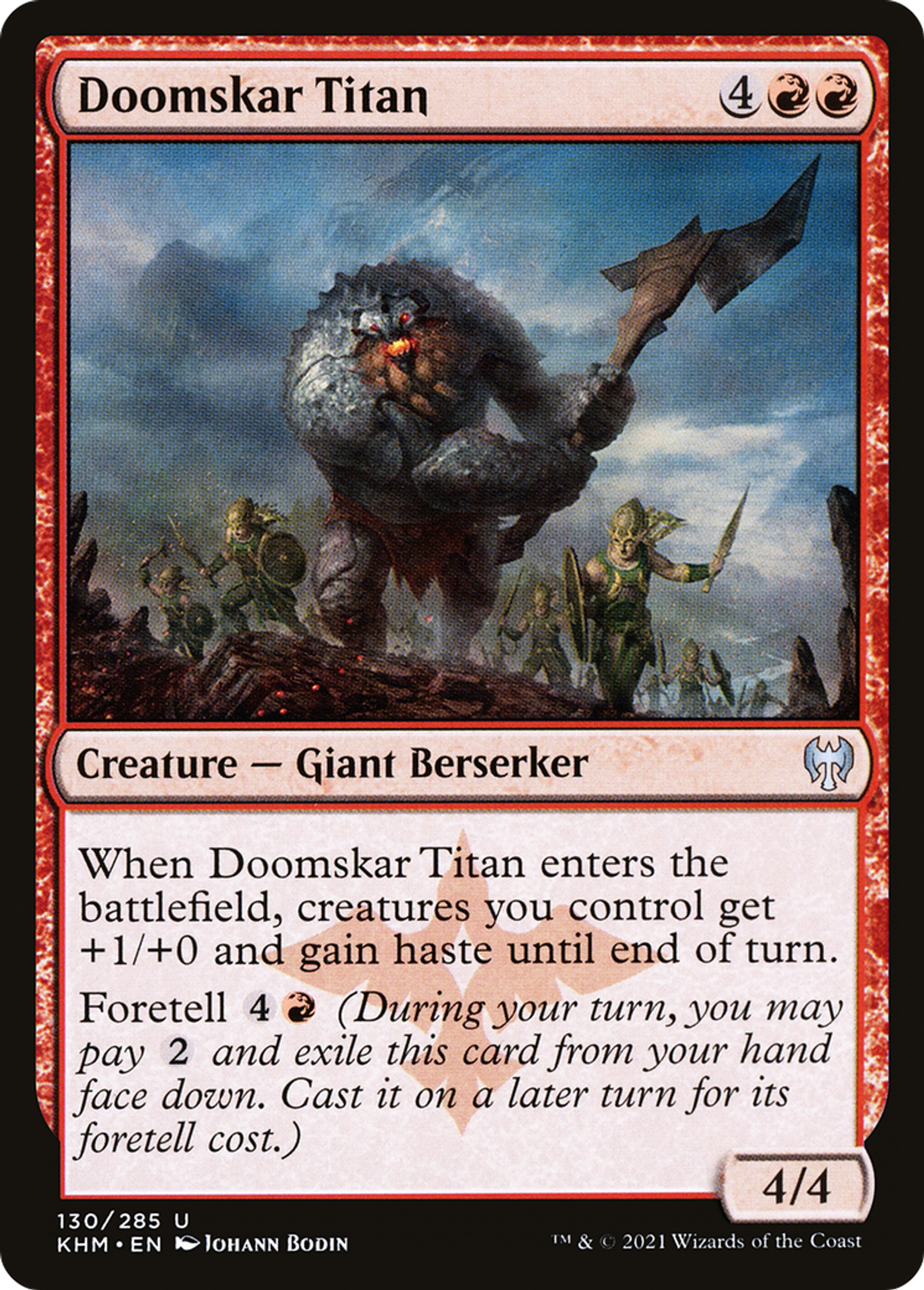 Doomskar Titan — Kaldheim — Magic: The Gathering