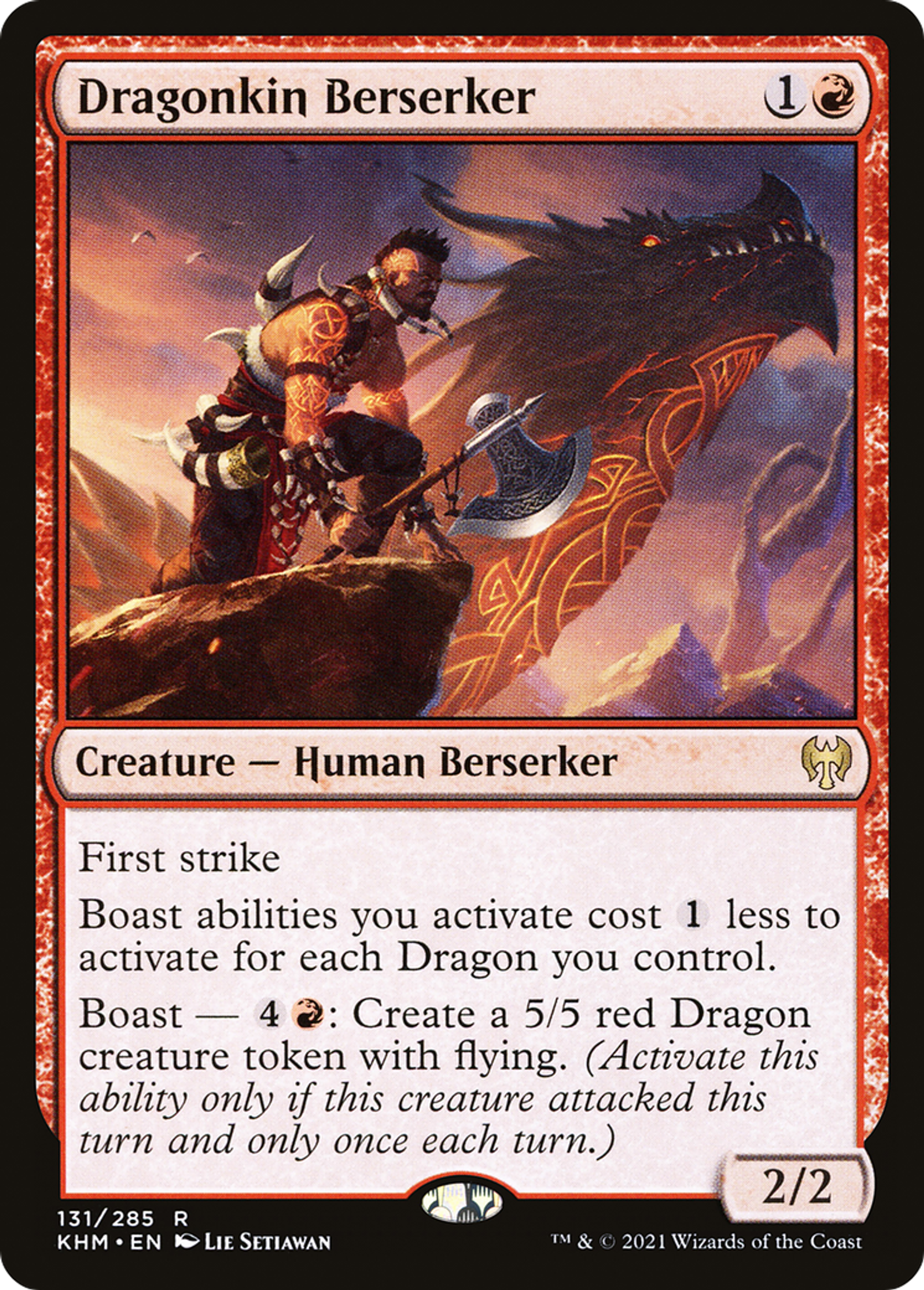 Dragonkin Berserker — Kaldheim — Magic: The Gathering