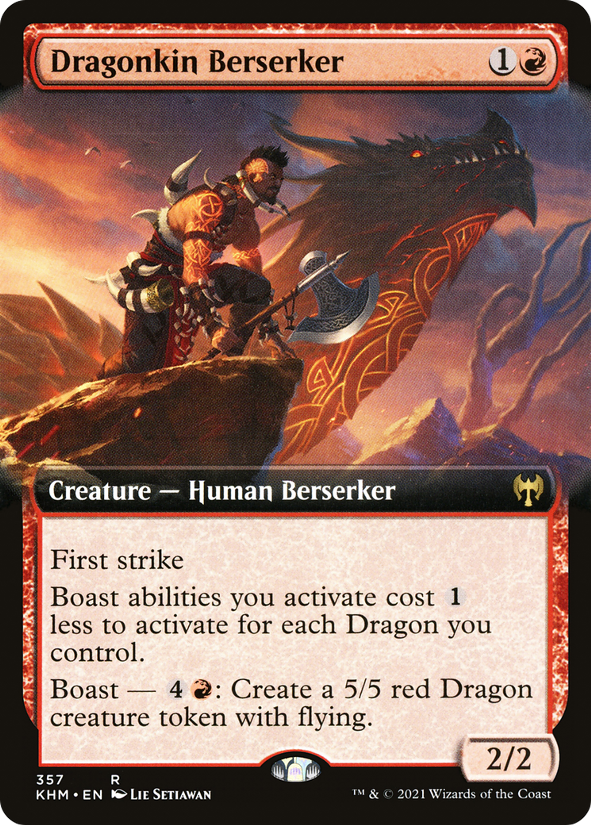 Dragonkin Berserker — Kaldheim — Magic: The Gathering