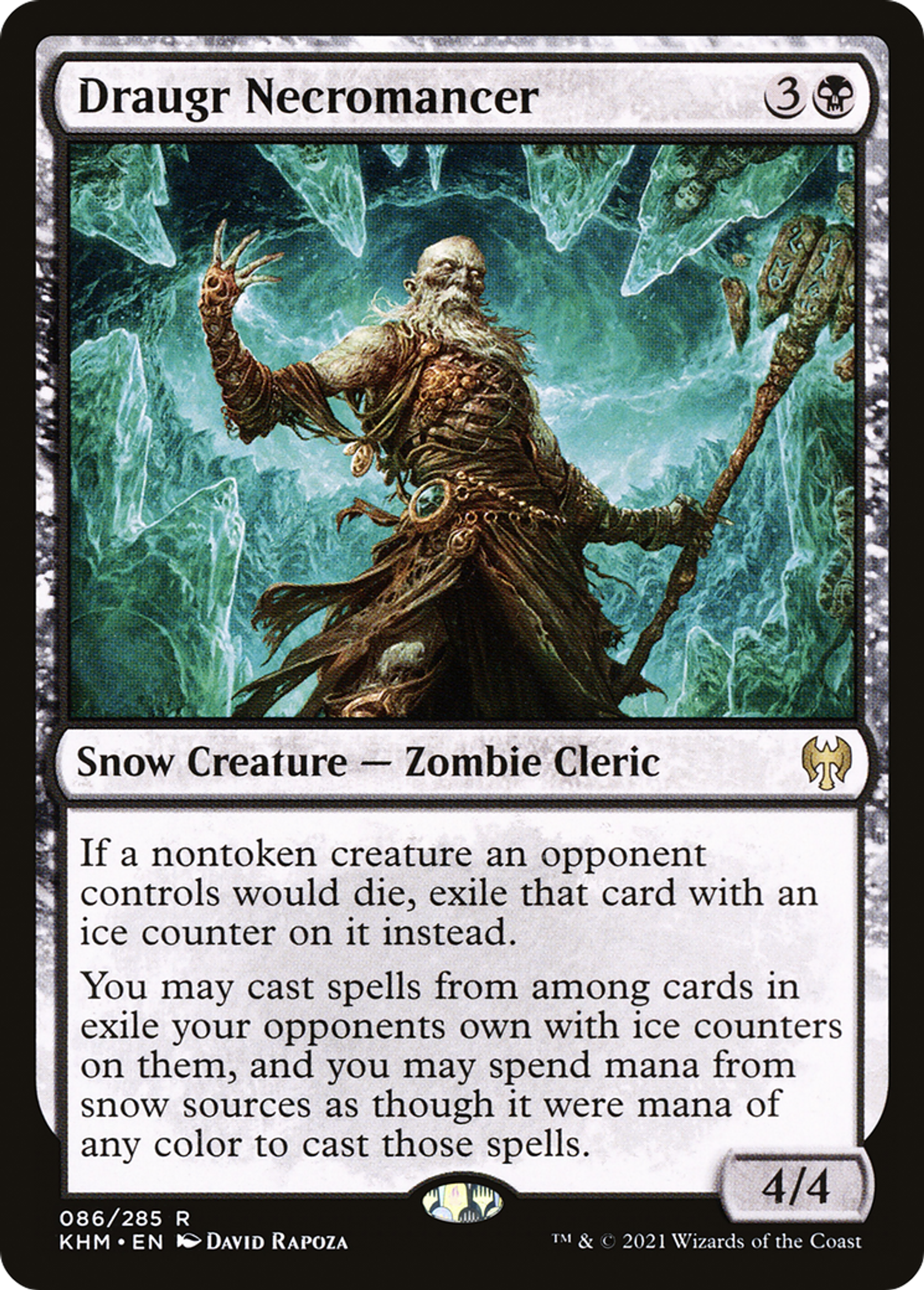 Nécromancien draugr — Kaldheim — Magic: The Gathering