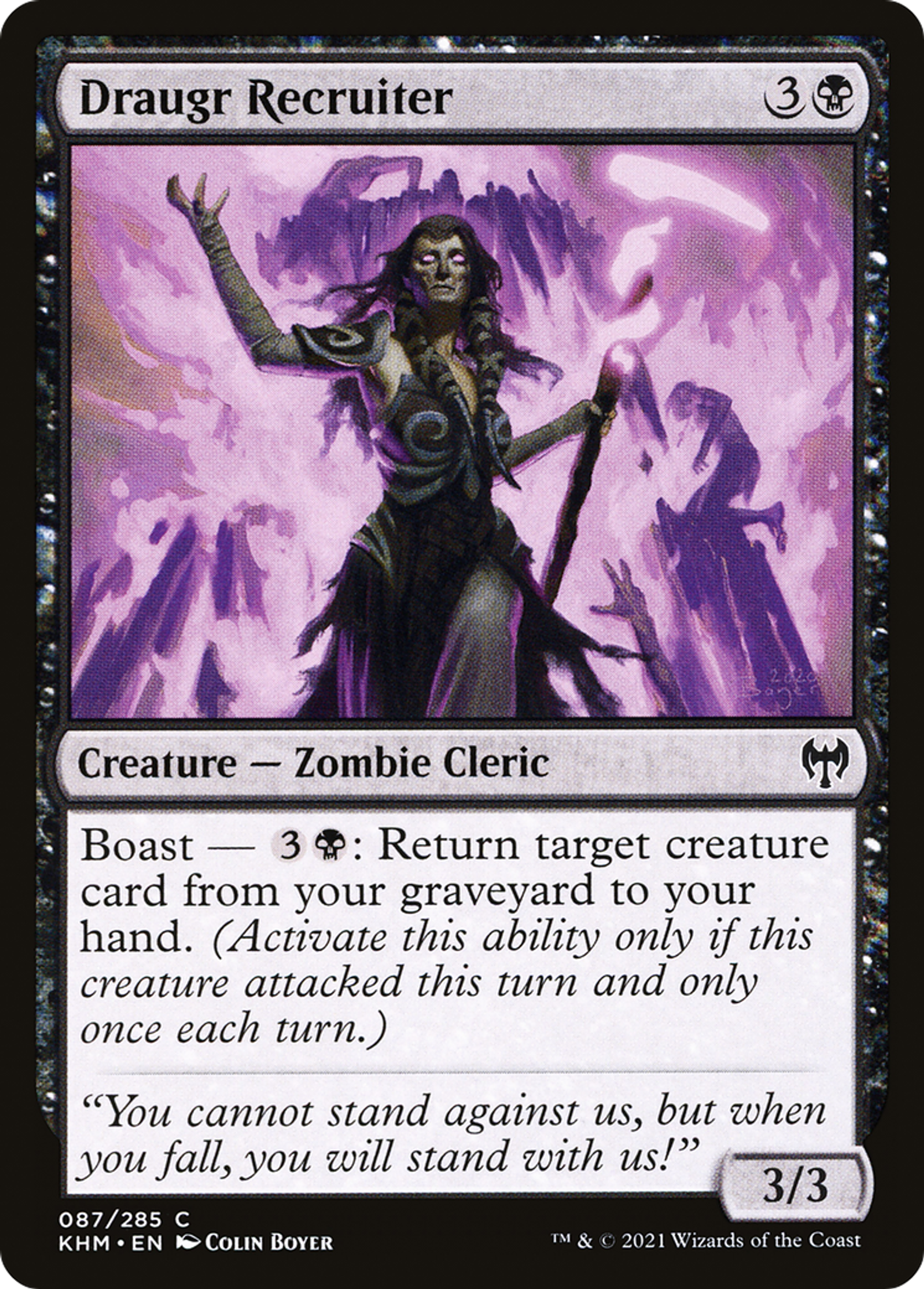 Draugr Recruiter — Kaldheim — Magic: The Gathering