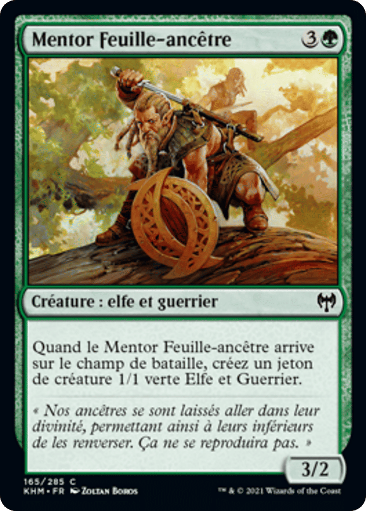 Mentor Feuille-ancêtre — Kaldheim — Magic: The Gathering