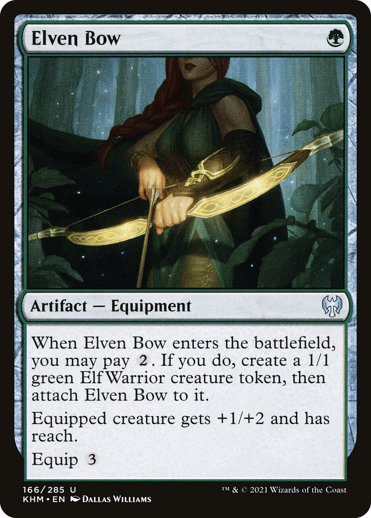 Elven Bow — Kaldheim — Magic: The Gathering