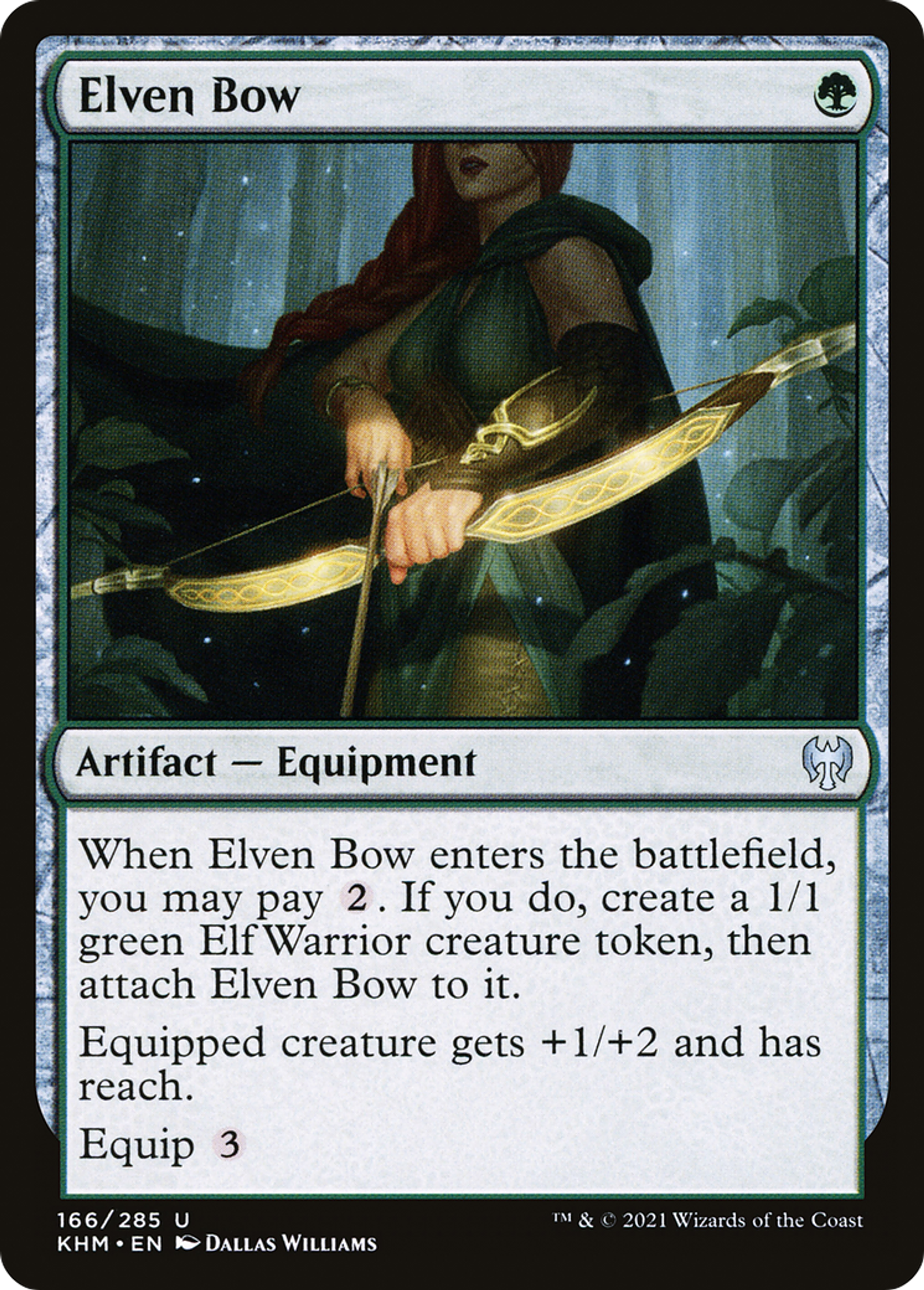 Elven Bow — Kaldheim — Magic: The Gathering