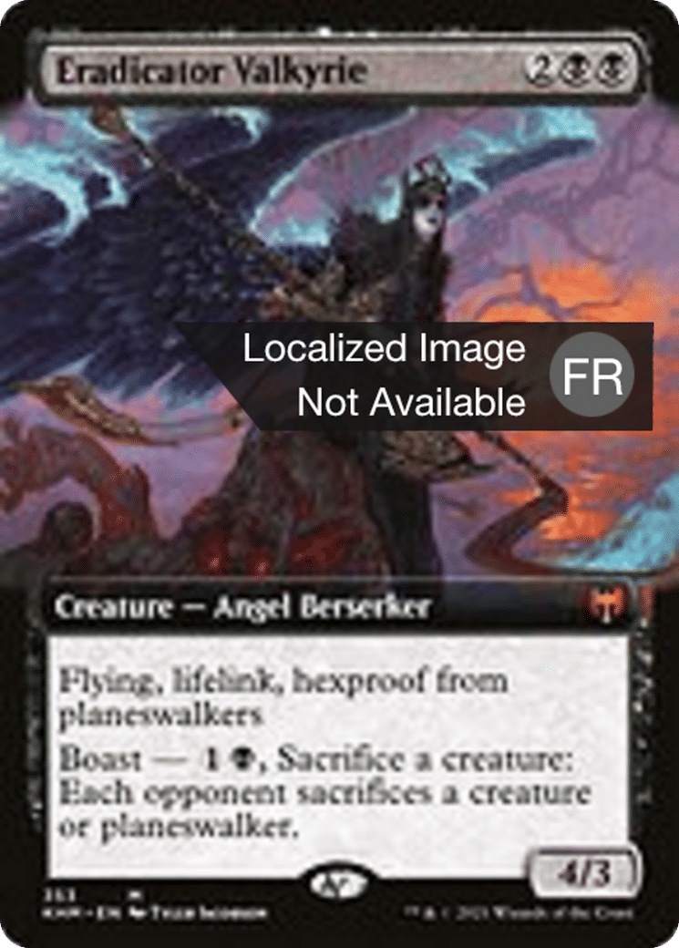 Valkyrie éradicatrice — Kaldheim — Magic: The Gathering