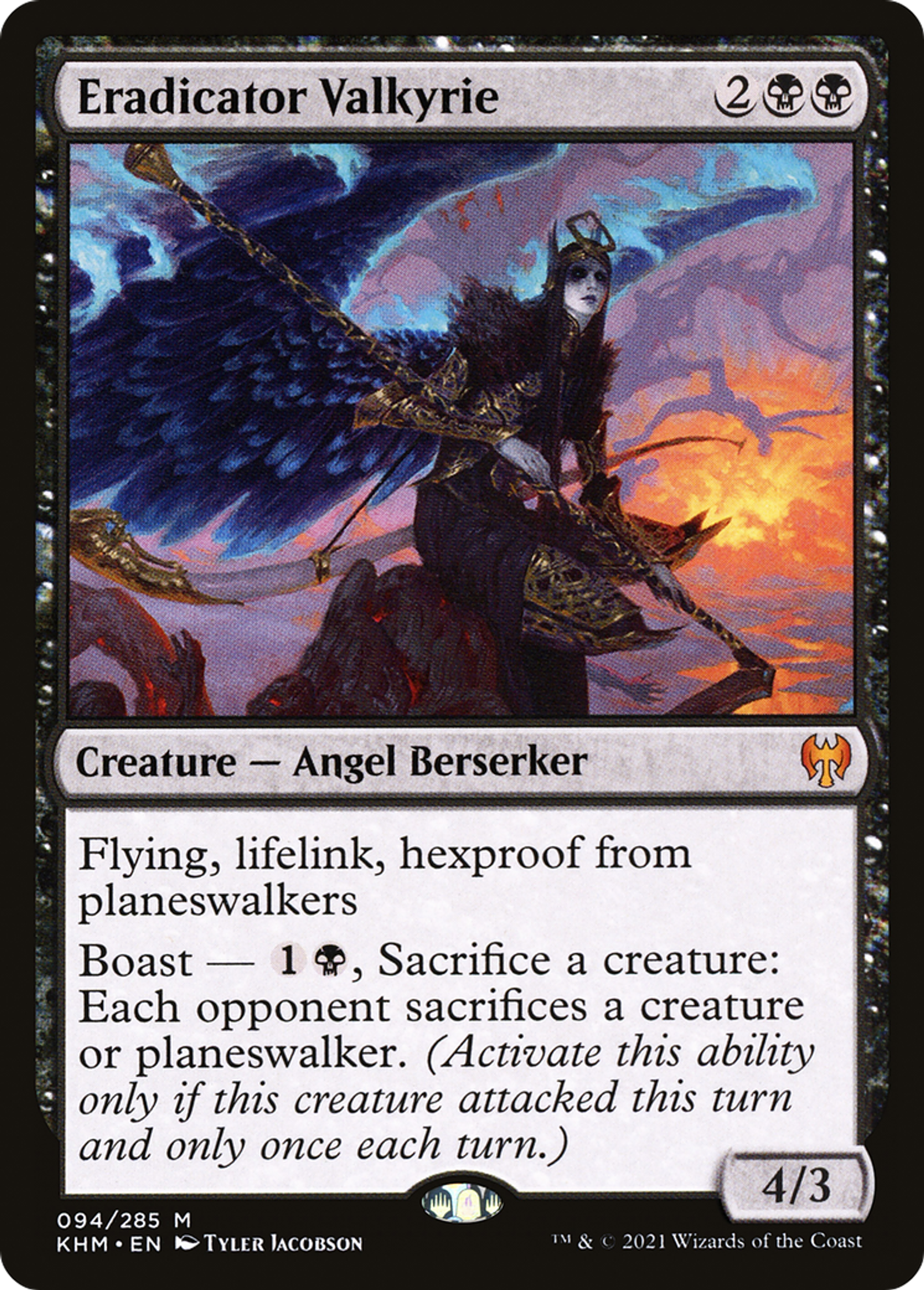 Eradicator Valkyrie — Kaldheim — Magic: The Gathering