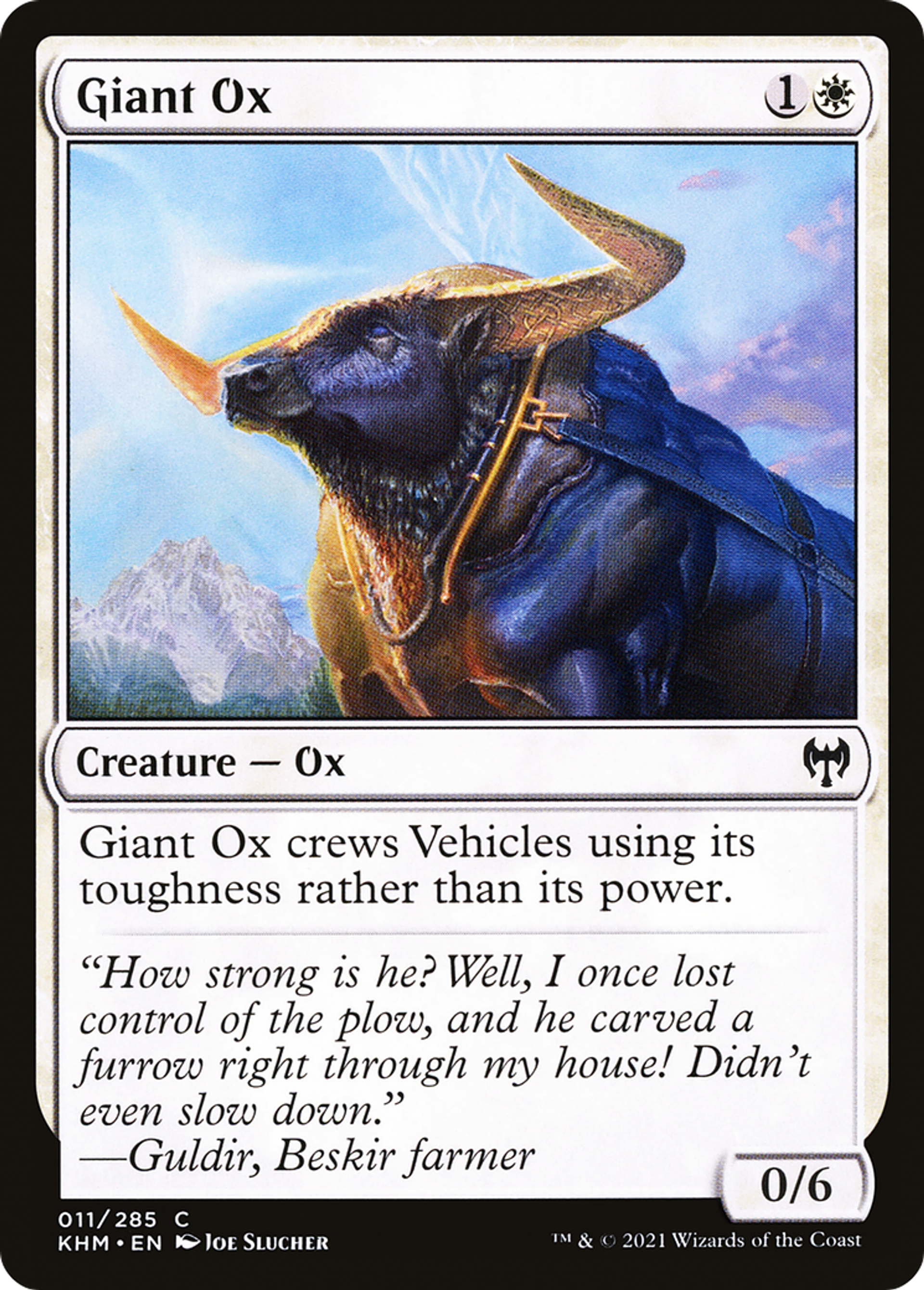 Giant Ox — Kaldheim — Magic: The Gathering