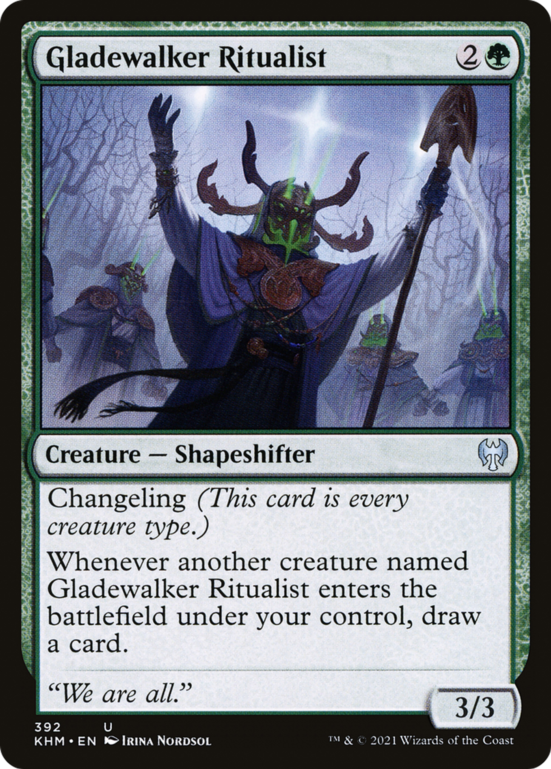 Gladewalker Ritualist — Kaldheim — Magic: The Gathering