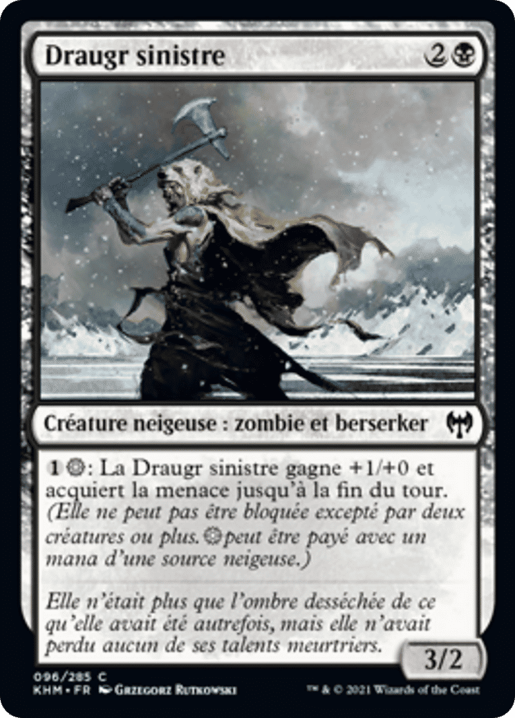 Draugr sinistre — Kaldheim — Magic: The Gathering
