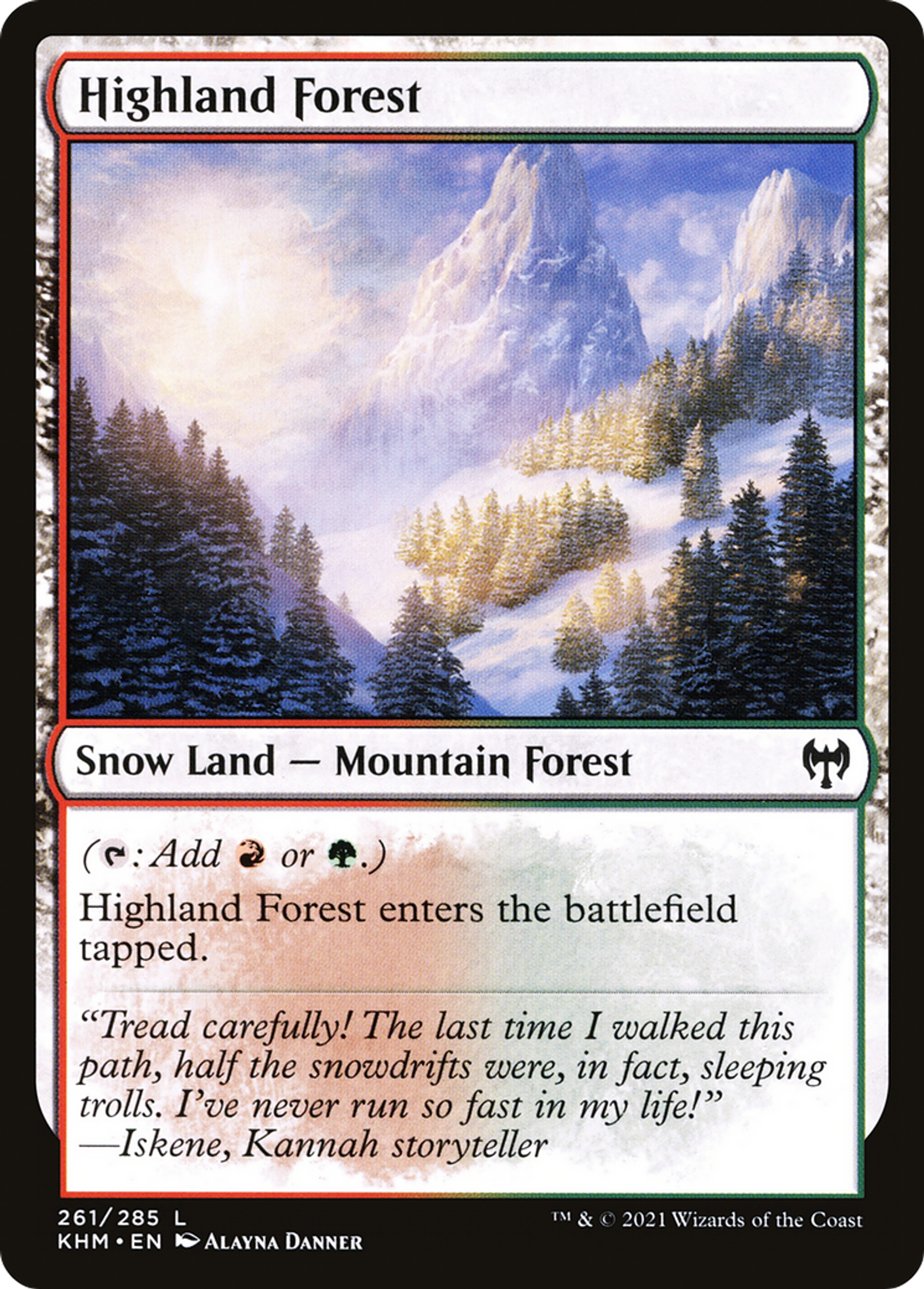 Forêt des hautes terres — Kaldheim — Magic: The Gathering