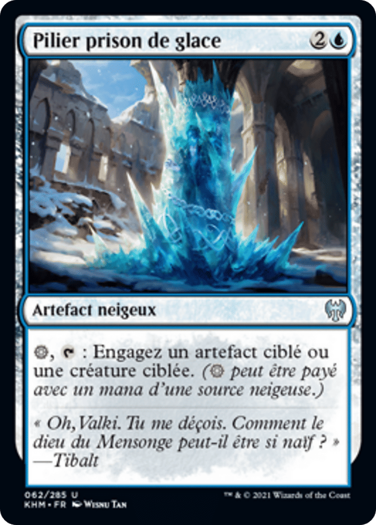 Pilier prison de glace — Kaldheim — Magic: The Gathering