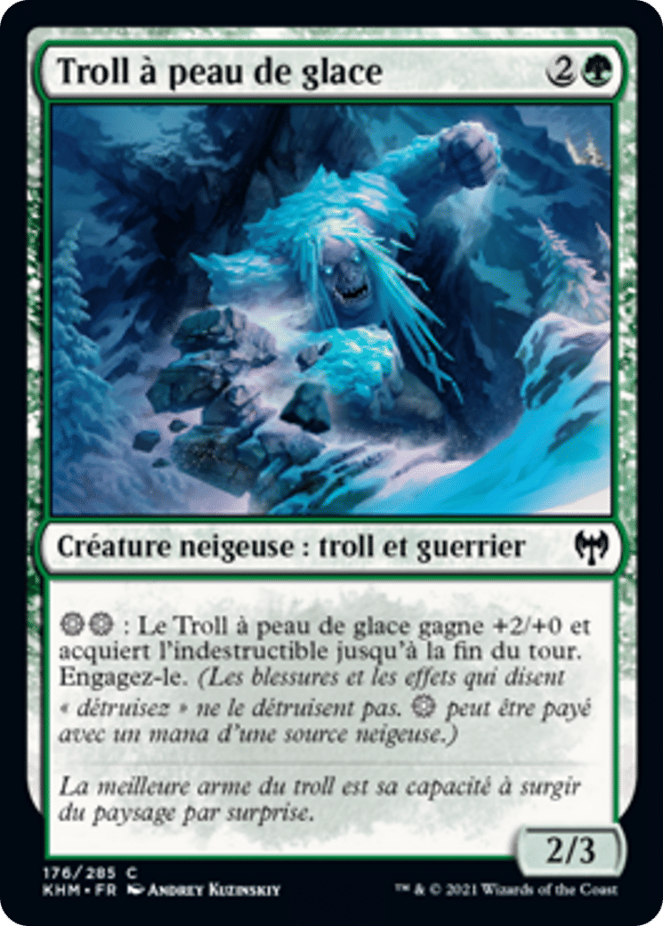 Troll à peau de glace — Kaldheim — Magic: The Gathering