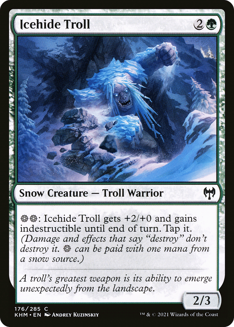 Icehide Troll — Kaldheim — Magic: The Gathering