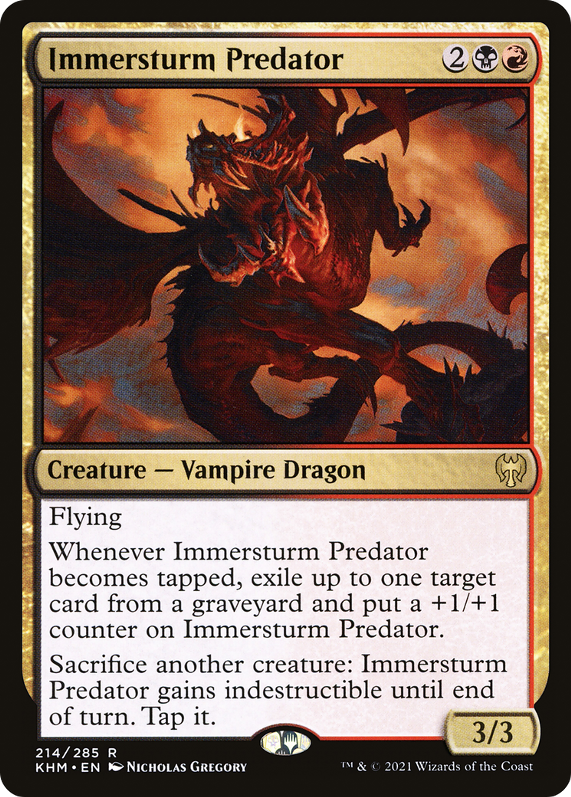 Immersturm Predator — Kaldheim — Magic: The Gathering