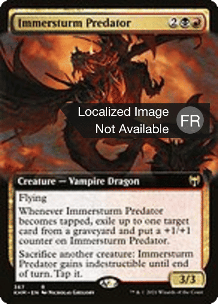 Prédateur de l'Immersturm — Kaldheim — Magic: The Gathering