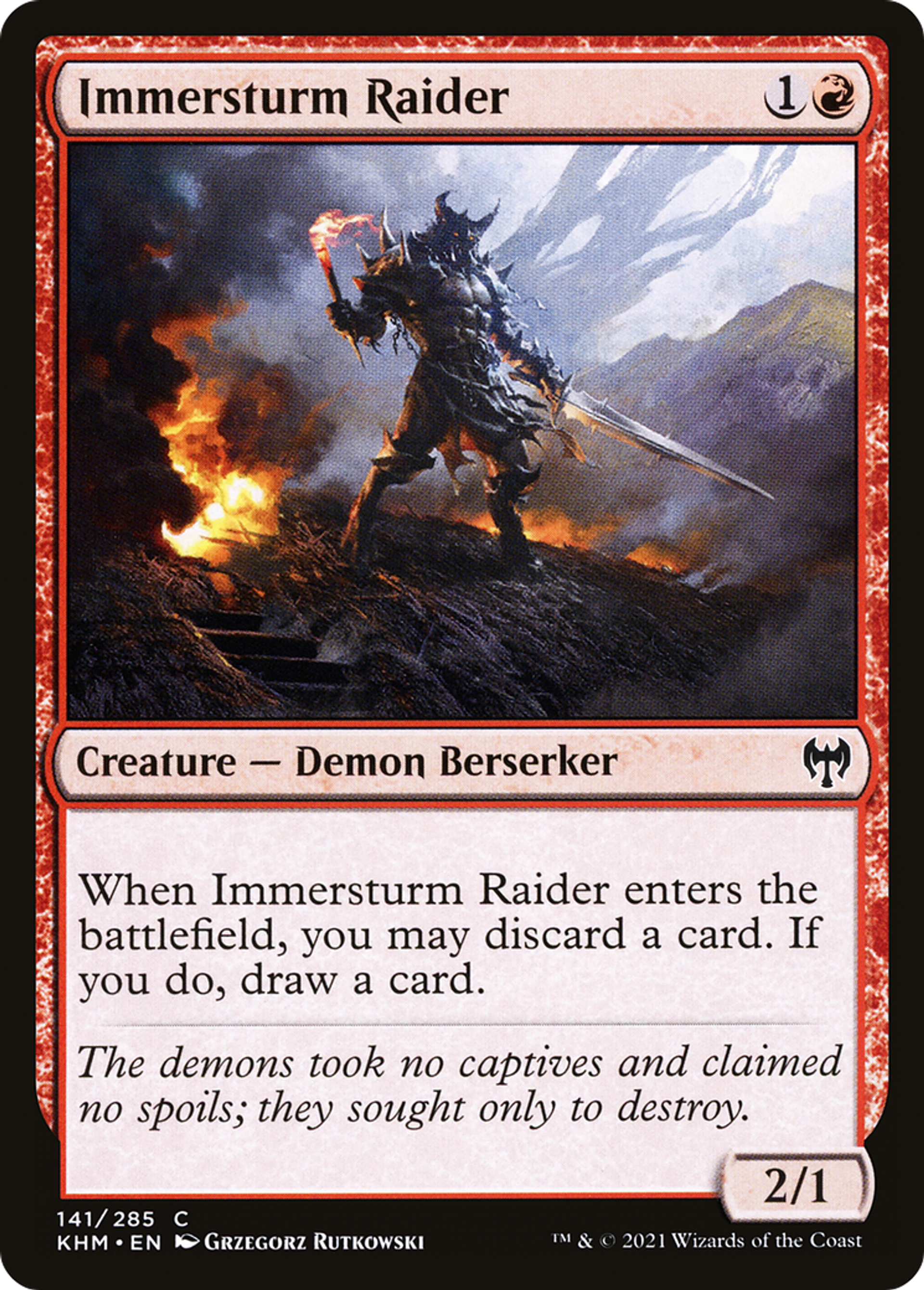 Immersturm Raider — Kaldheim — Magic: The Gathering