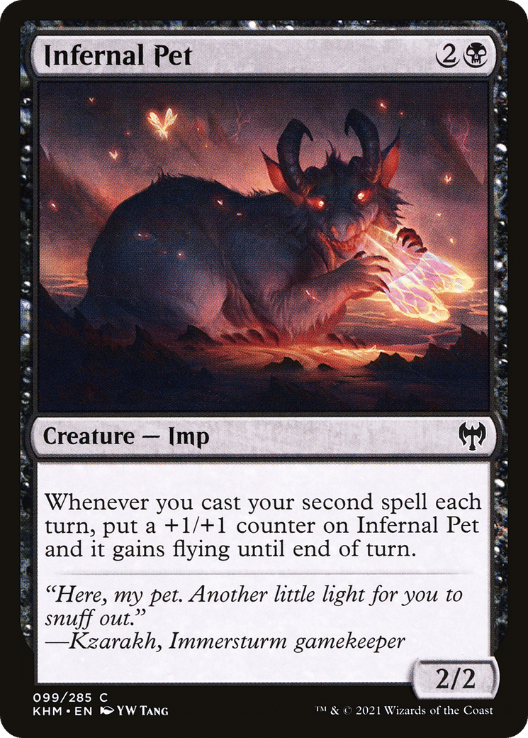 Infernal Pet — Kaldheim — Magic: The Gathering