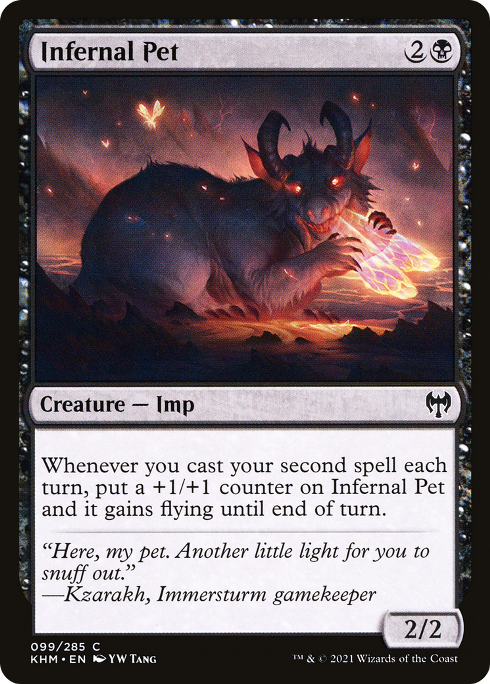 Infernal Pet — Kaldheim — Magic: The Gathering
