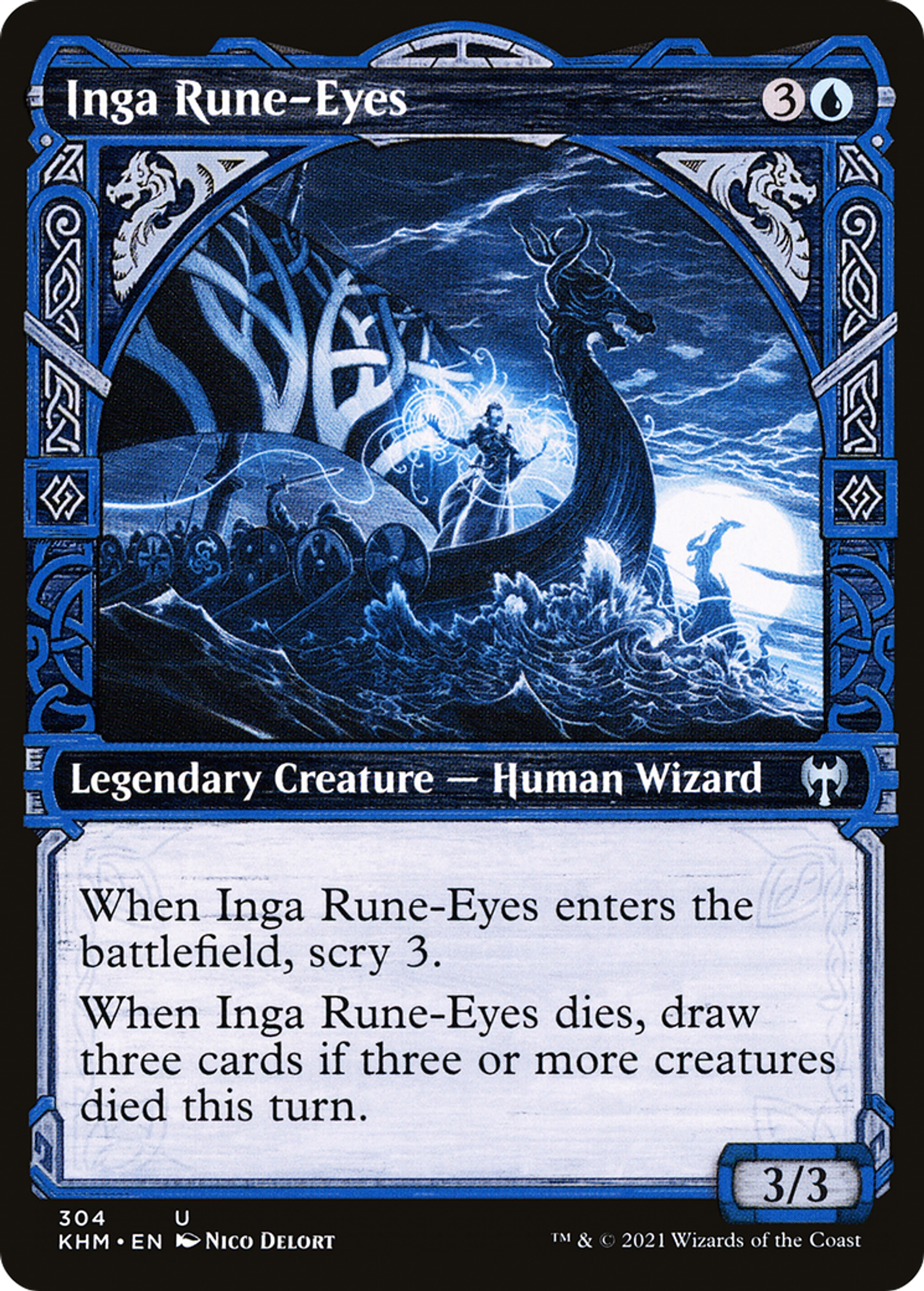 Inga Rune-Eyes — Kaldheim — Magic: The Gathering