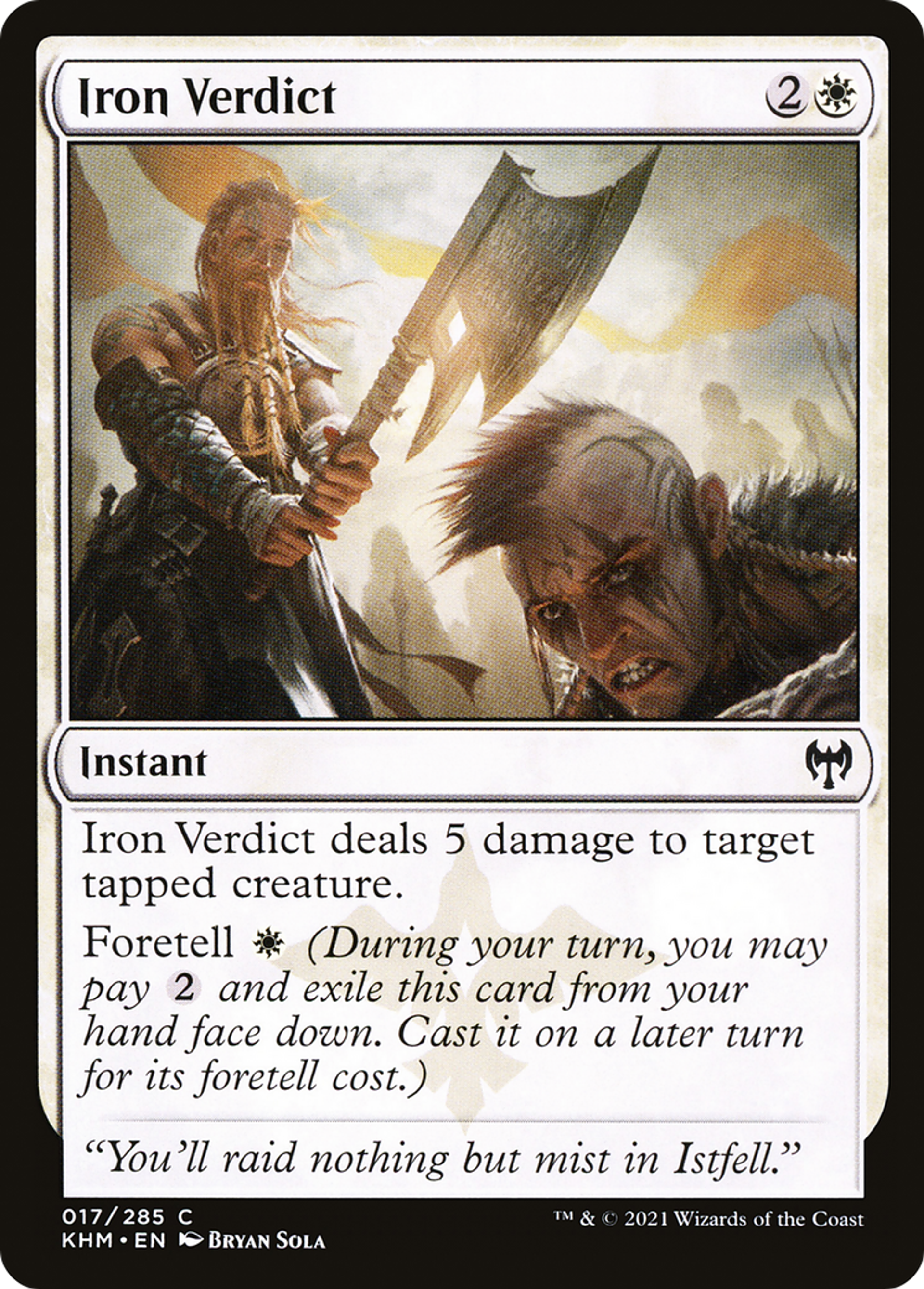 Iron Verdict — Kaldheim — Magic: The Gathering
