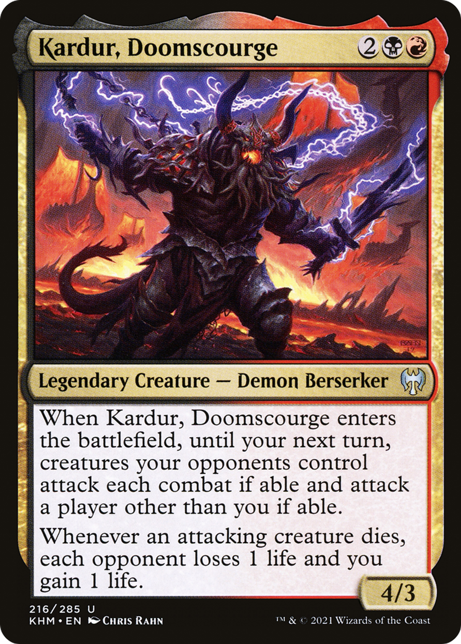 Kardur, Doomscourge — Kaldheim — Magic: The Gathering