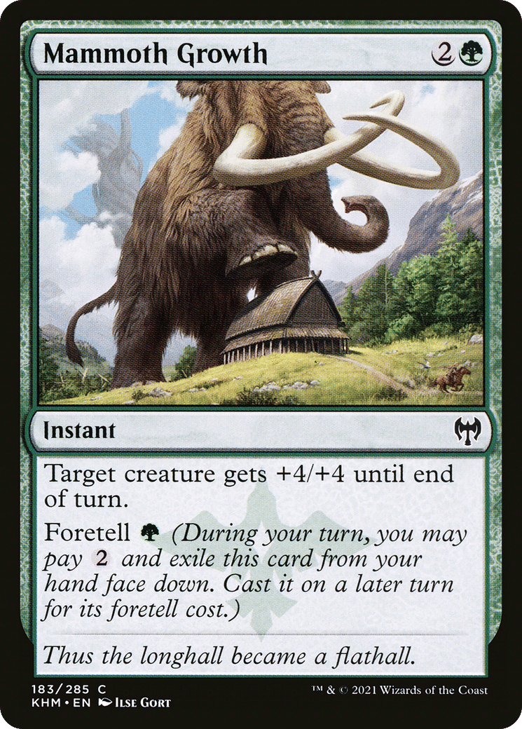 Mammoth Growth — Kaldheim — Magic: The Gathering