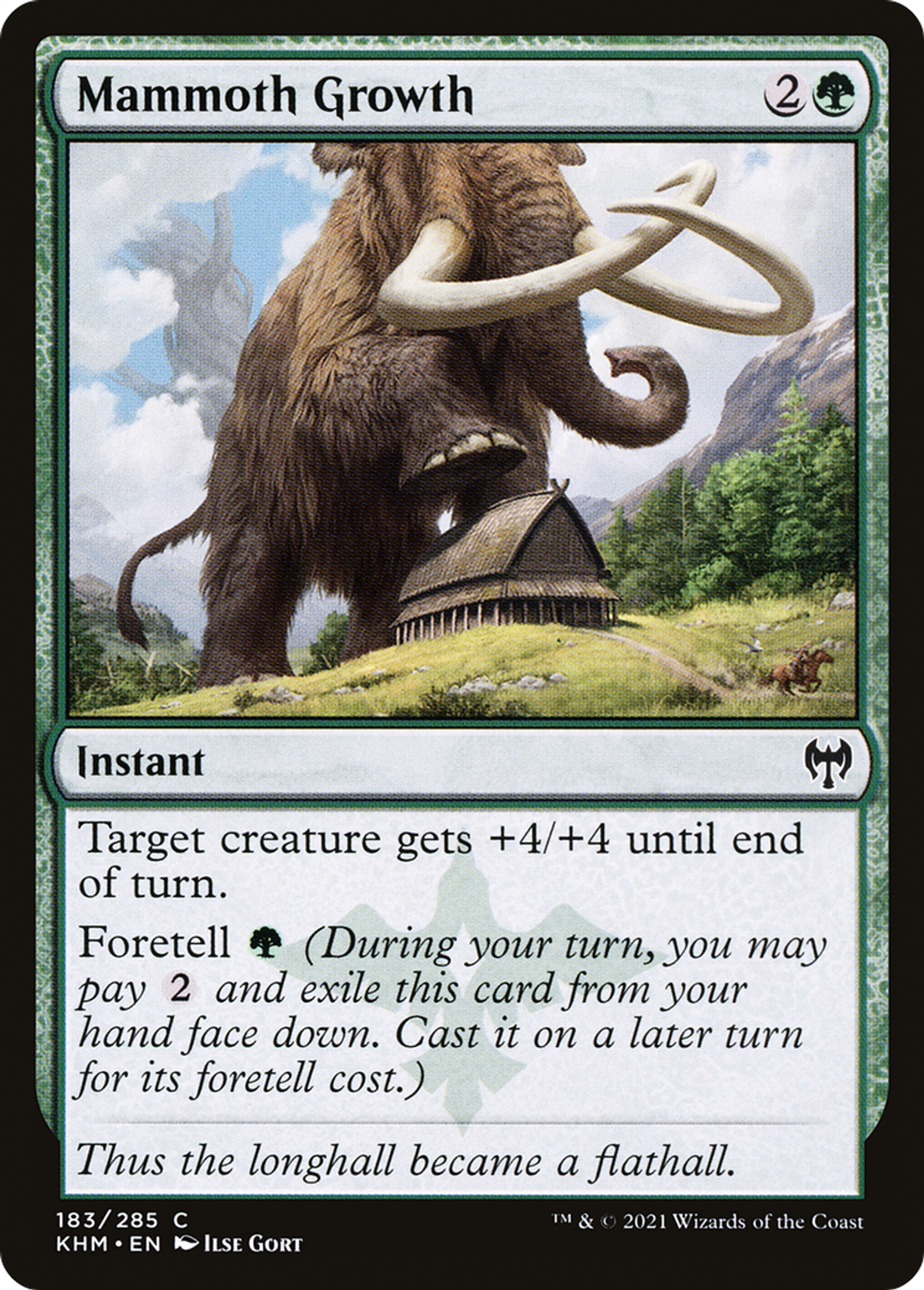 Mammoth Growth — Kaldheim — Magic: The Gathering