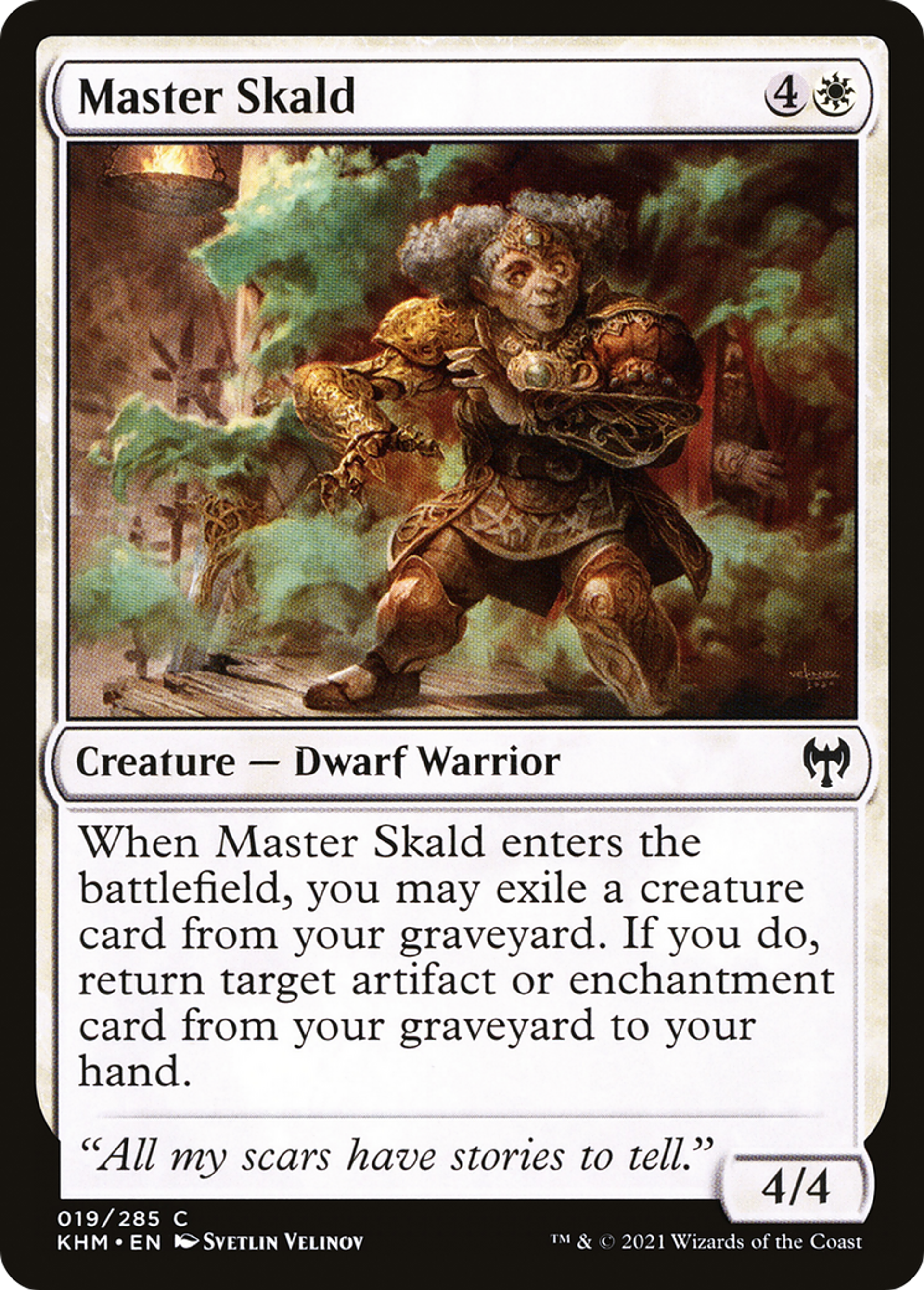 Master Skald — Kaldheim — Magic: The Gathering
