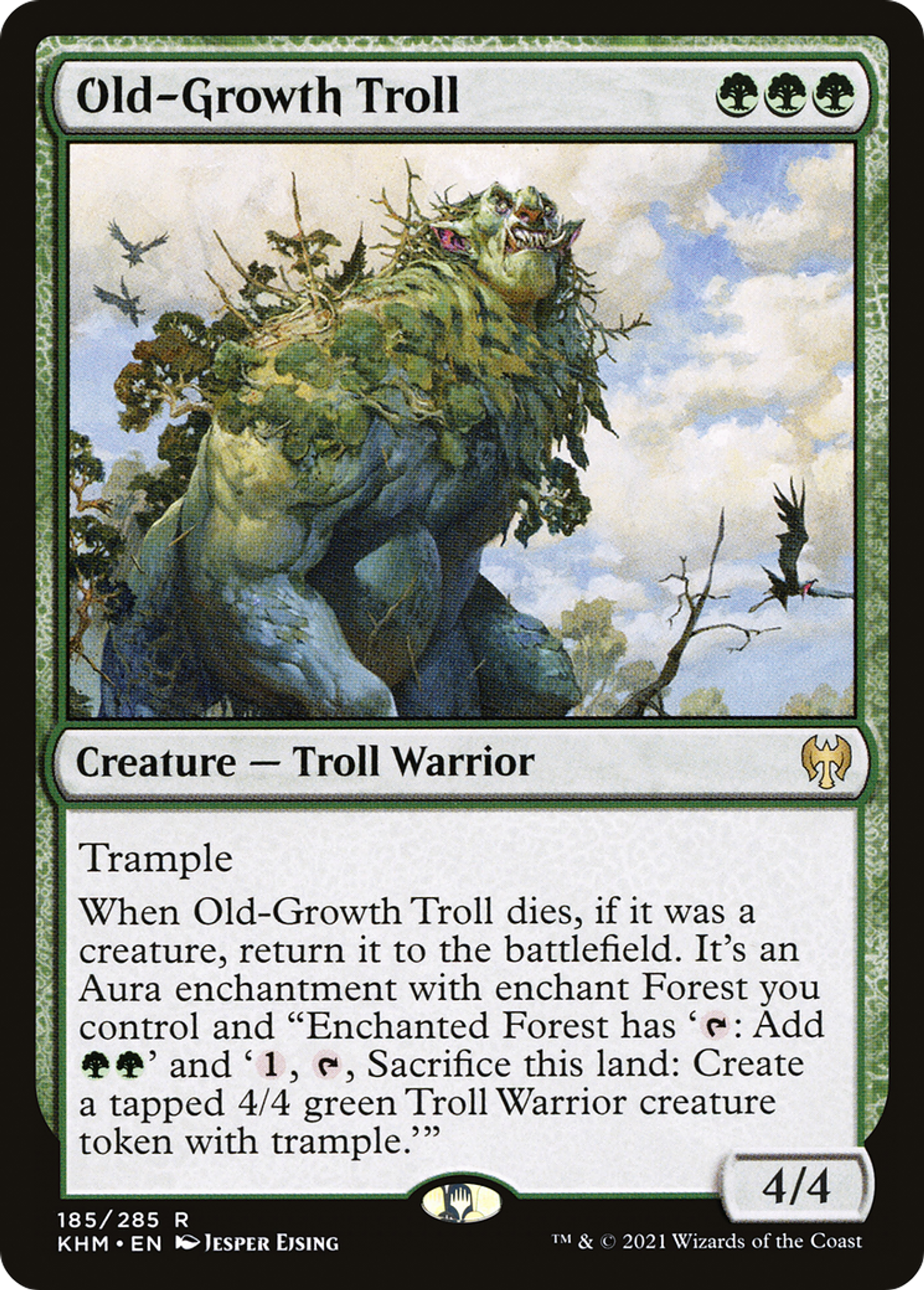 Old-Growth Troll — Kaldheim — Magic: The Gathering