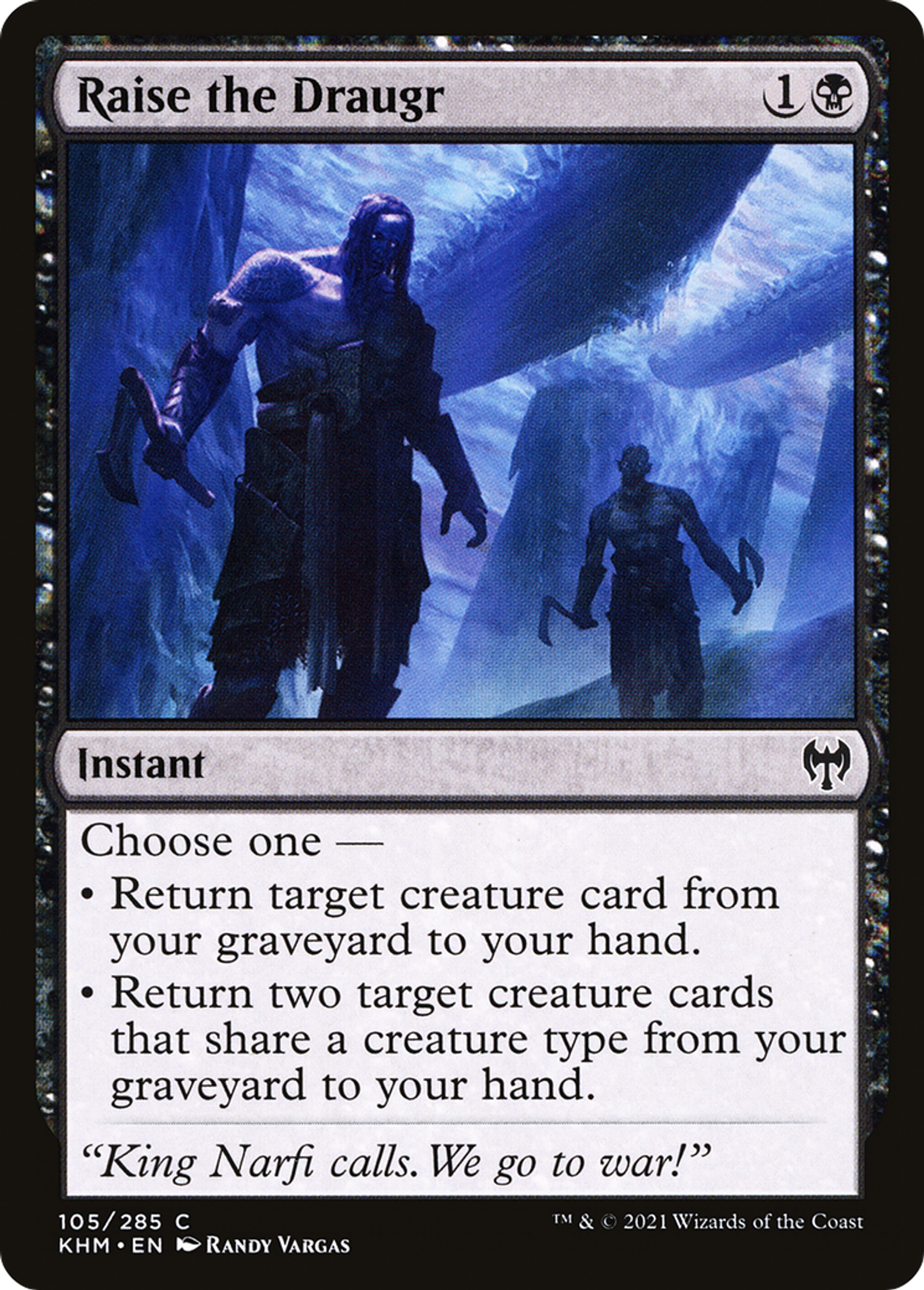 Raise the Draugr — Kaldheim — Magic: The Gathering