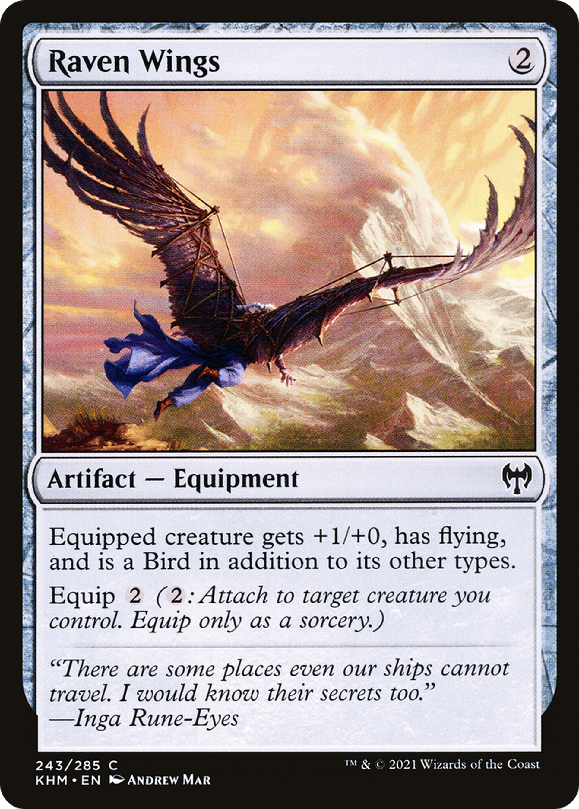 Ailes de corbeau — Kaldheim — Magic: The Gathering