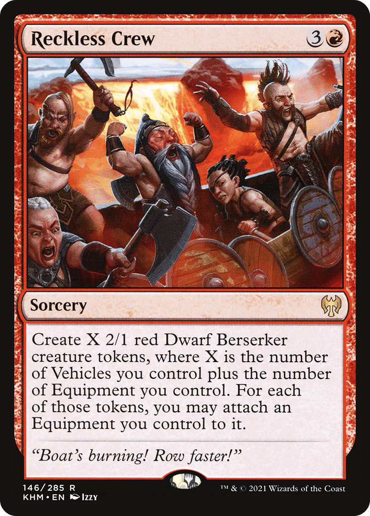 Reckless Crew — Kaldheim — Magic: The Gathering