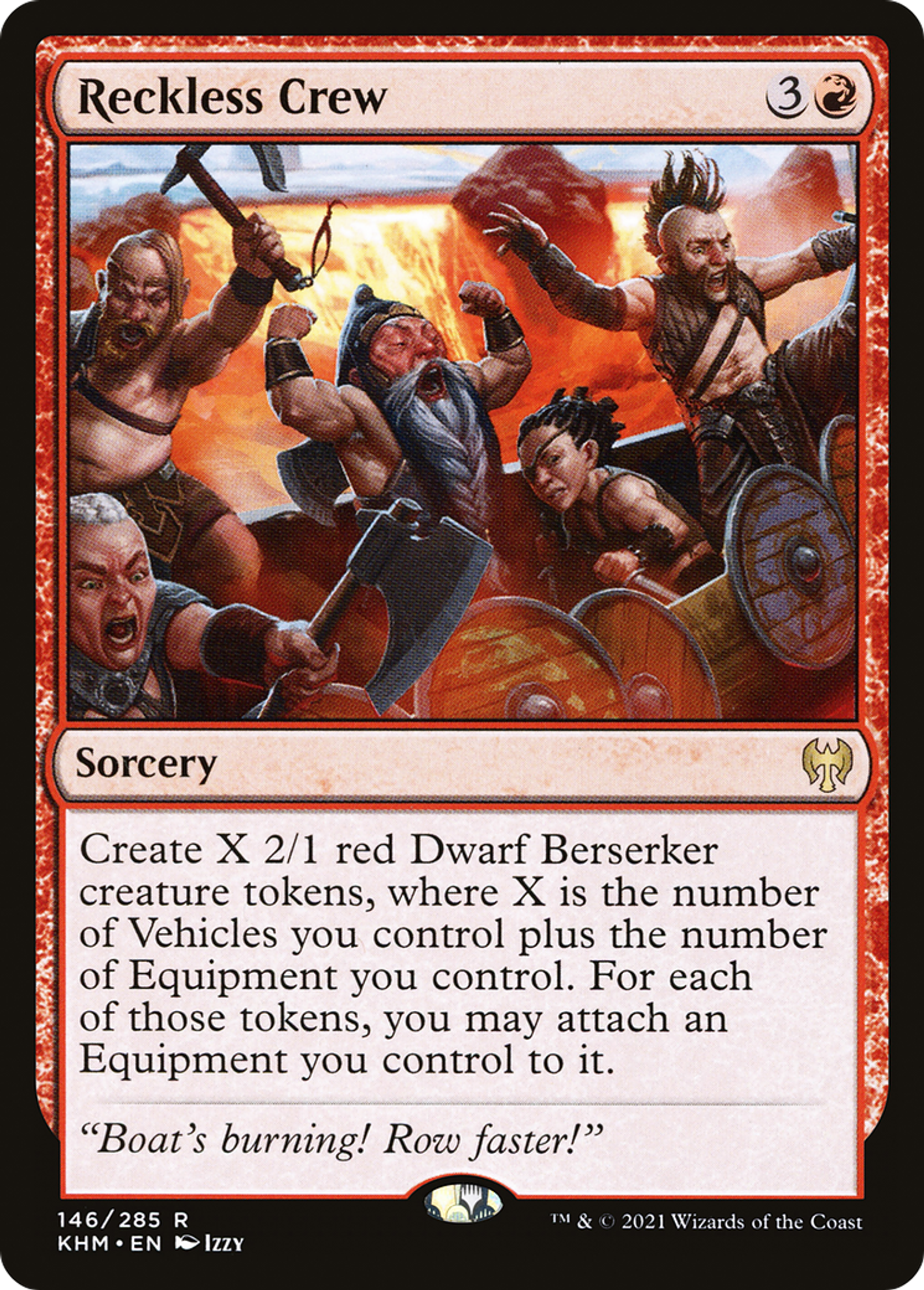 Reckless Crew — Kaldheim — Magic: The Gathering