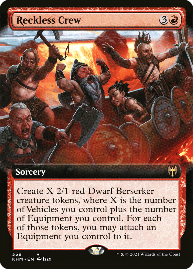 Reckless Crew — Kaldheim — Magic: The Gathering