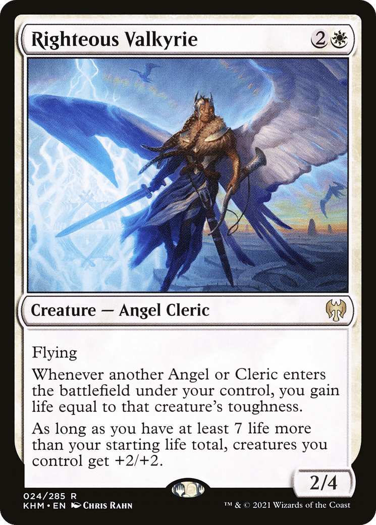Righteous Valkyrie — Kaldheim — Magic: The Gathering
