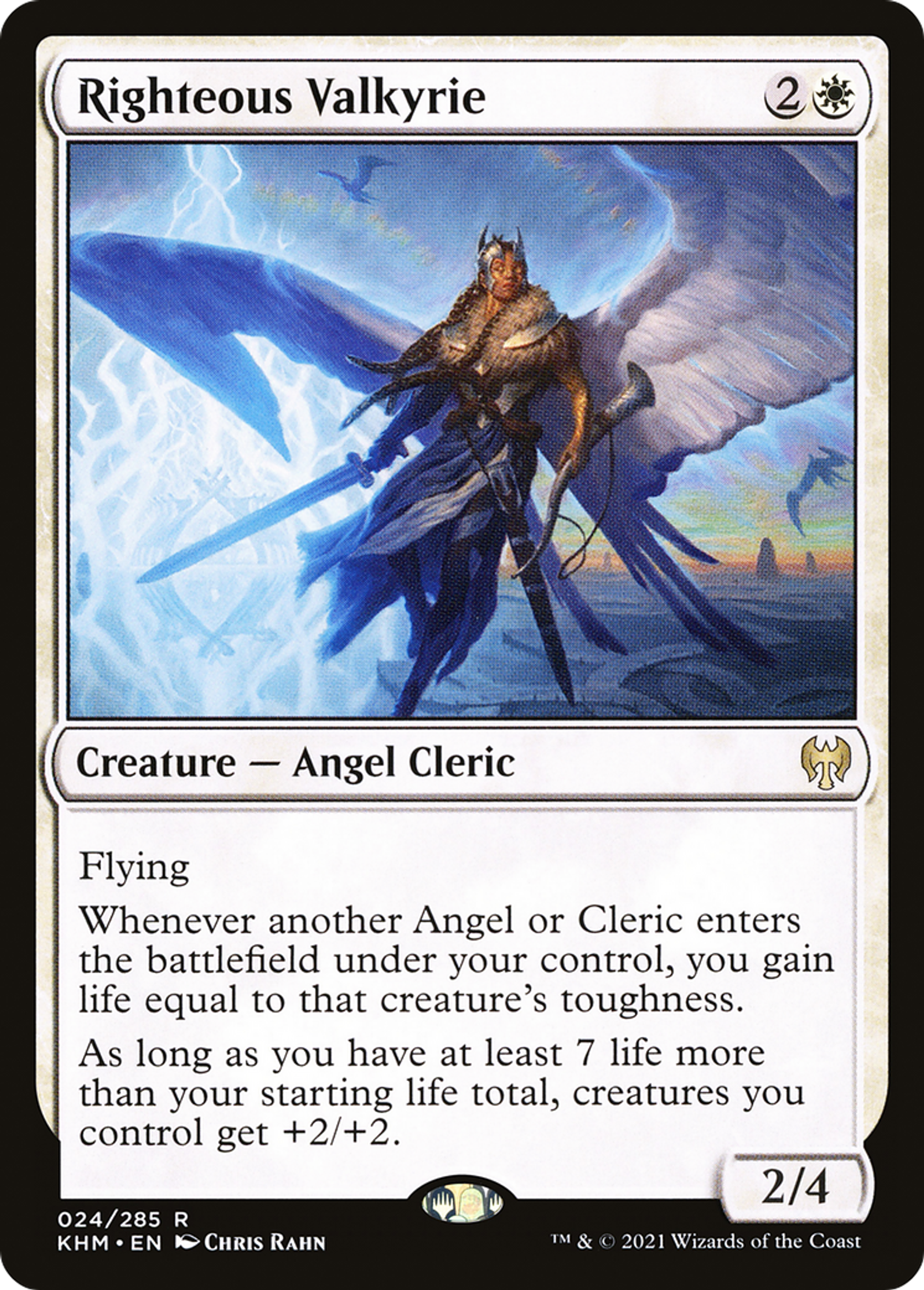 Righteous Valkyrie — Kaldheim — Magic: The Gathering