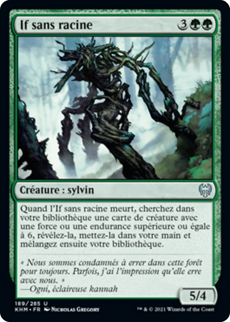 If sans racine — Kaldheim — Magic: The Gathering