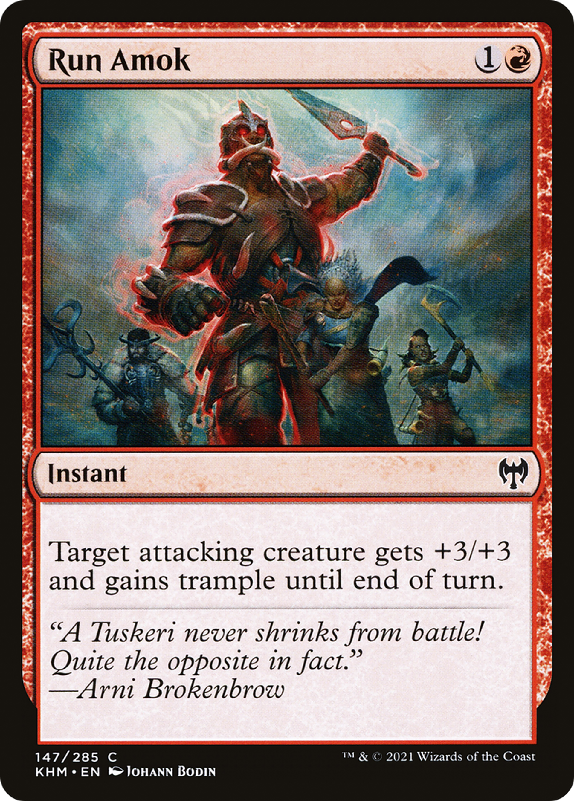 Run Amok — Kaldheim — Magic: The Gathering
