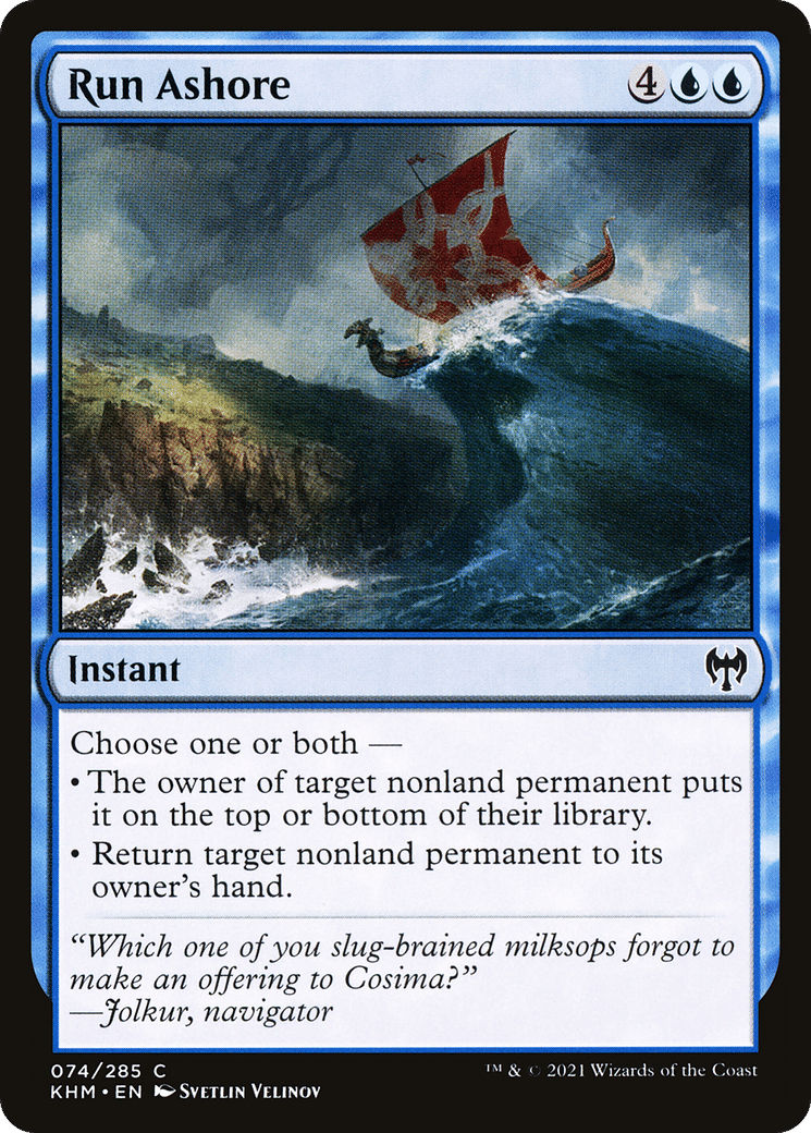 Run Ashore — Kaldheim — Magic: The Gathering