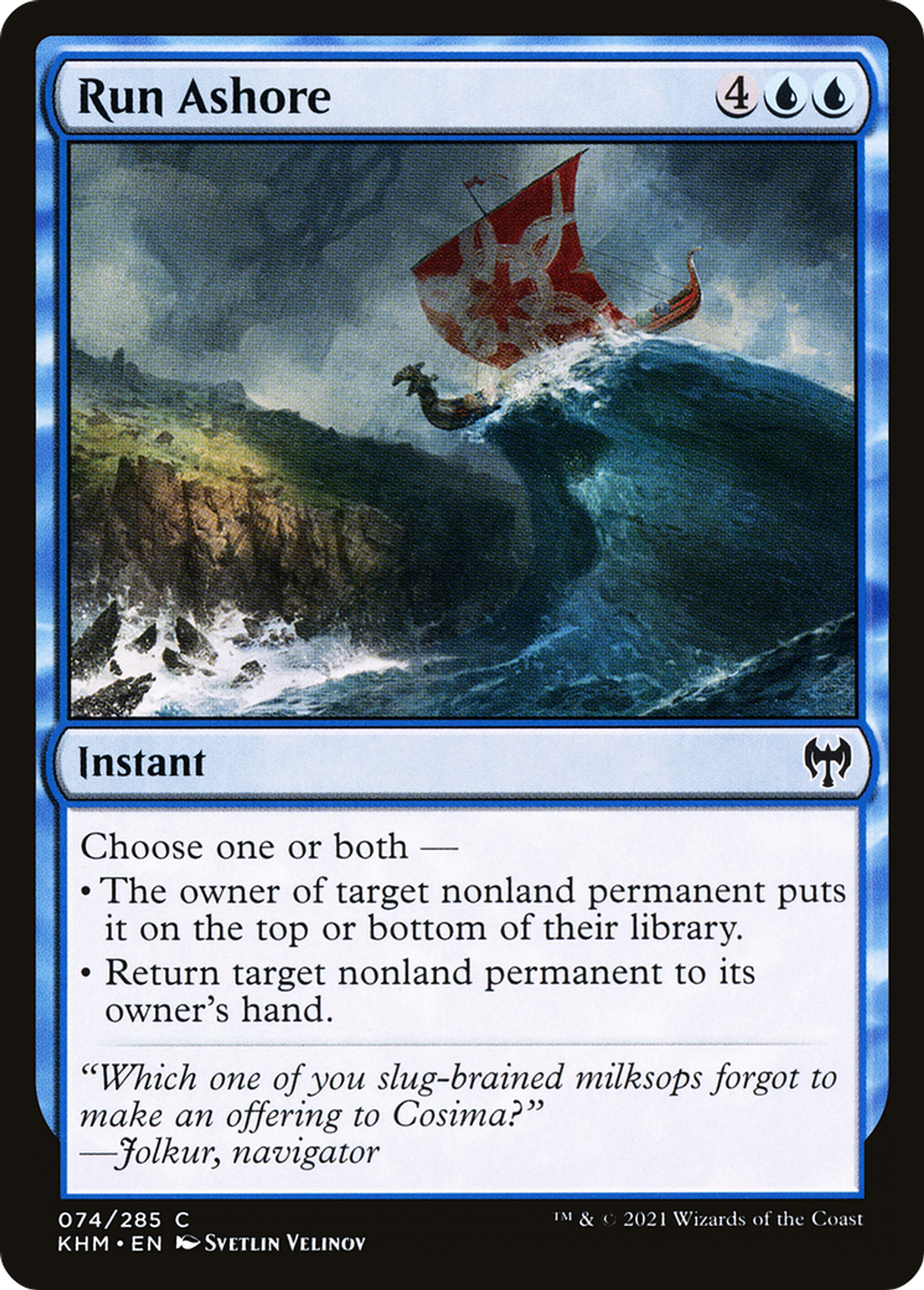 Run Ashore — Kaldheim — Magic: The Gathering