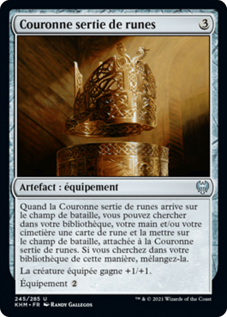 Couronne sertie de runes — Kaldheim — Magic: The Gathering